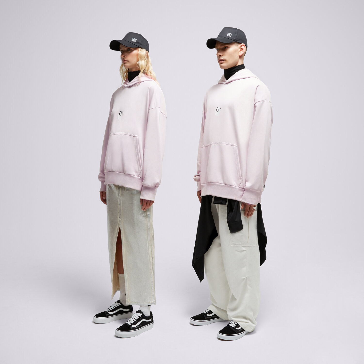 dámská mikina S.NOW JOB SIZEER HOODIE “I DECIDE” OFF WHITE SI123BLU50001 BÉŽOVÁ