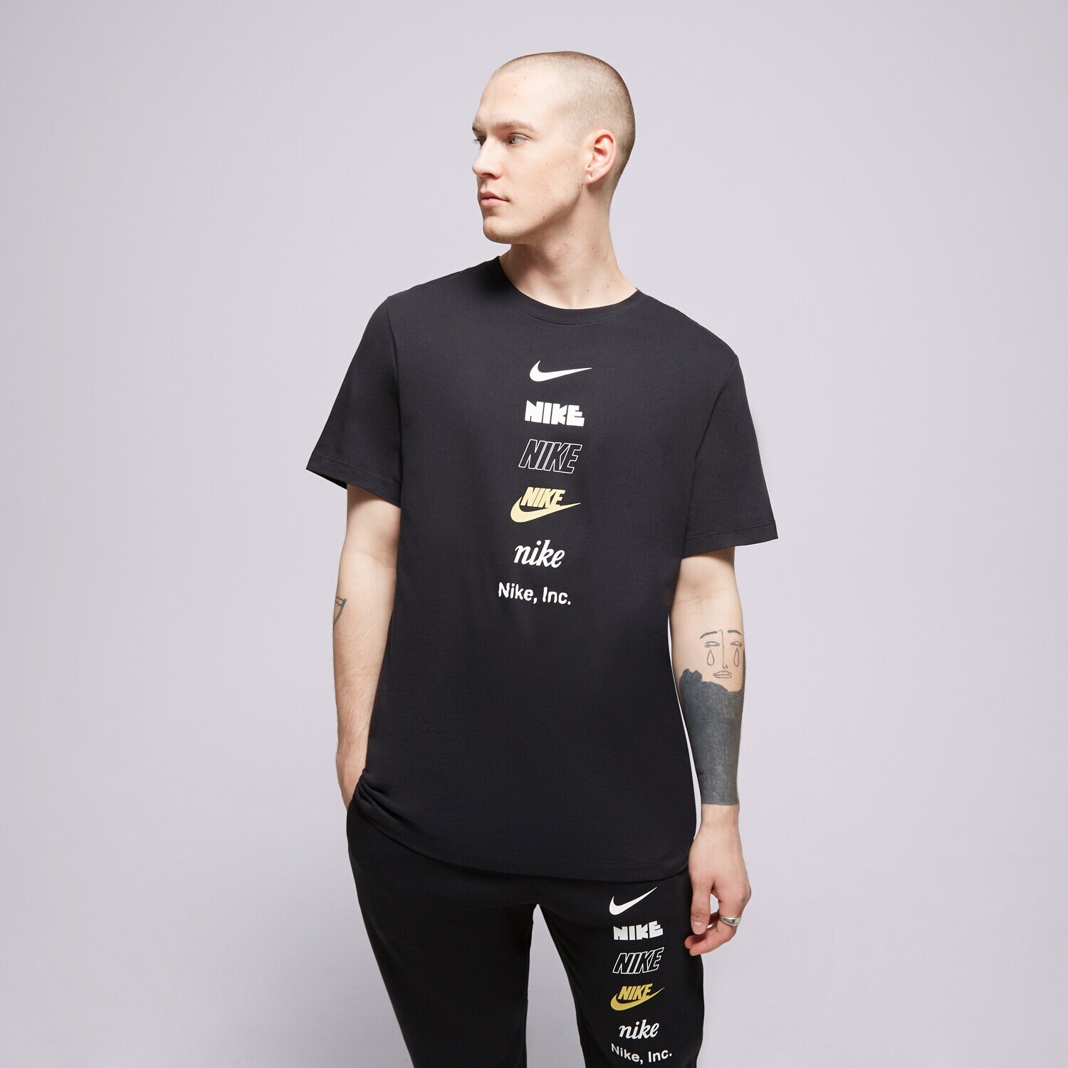 pánské tričko NIKE TRIČKO M NSW TEE CLUB+ HDY PK4 DZ2875-010 ČERNÁ
