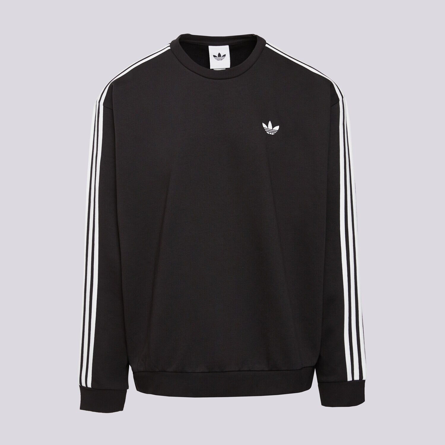 pánská mikina ADIDAS MIKINA 3S CREW KQ8915 ČERNÁ