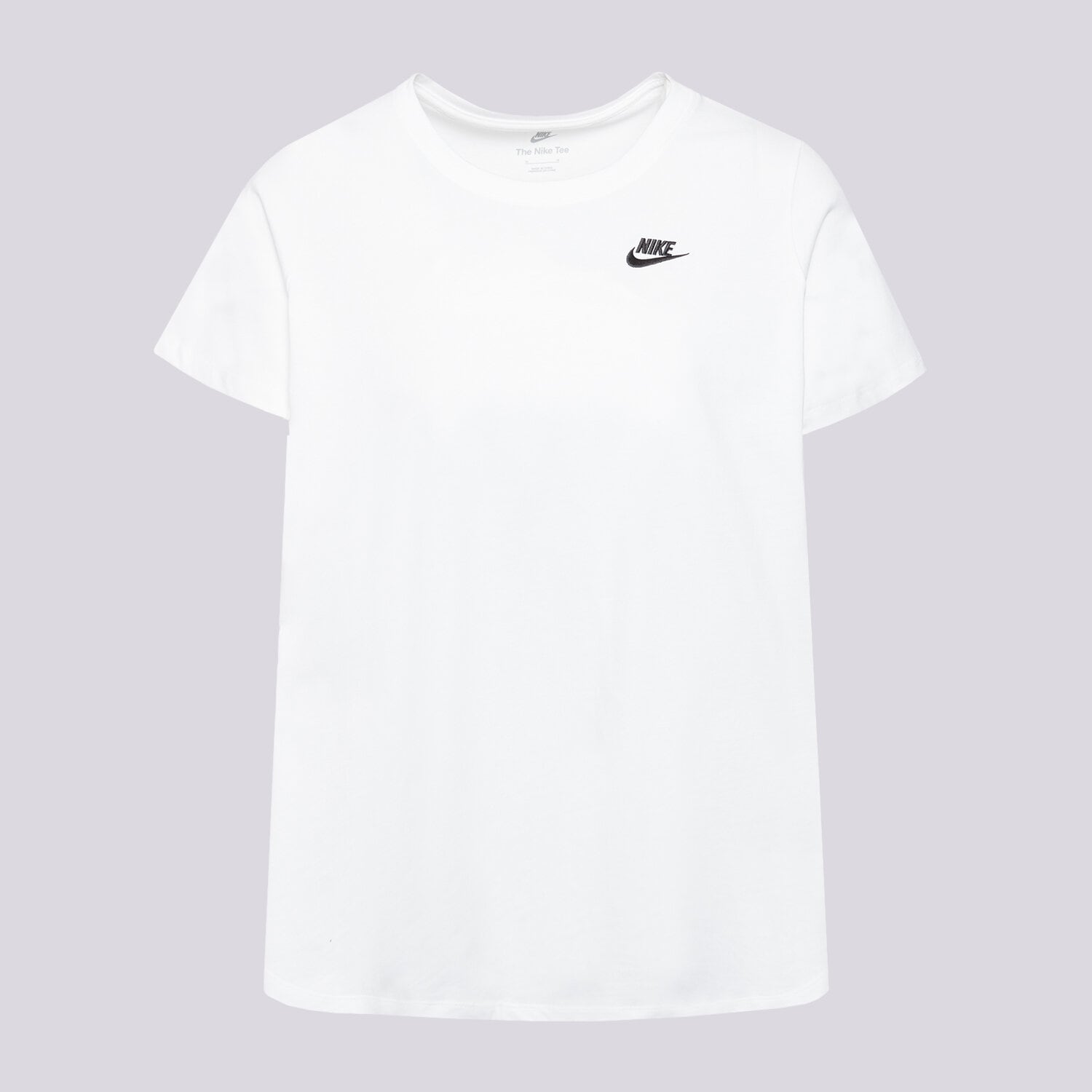 dámské tričko NIKE TRIČKO W NSW TEE CLUB SIZE PLUS FD0646-100 BÍLÁ