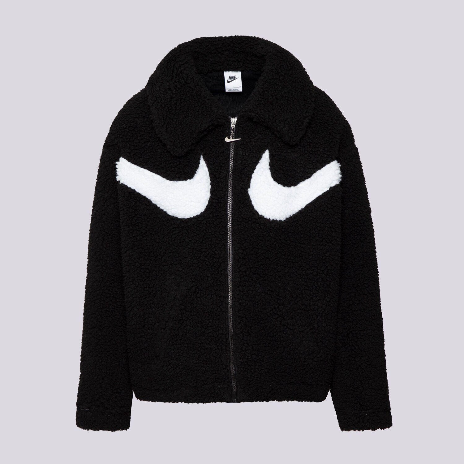 dámská zimní bunda NIKE BUNDA ZIMNÍ W NSW SWSH SHRPA GX FZ JKT DD5620-010 ČERNÁ