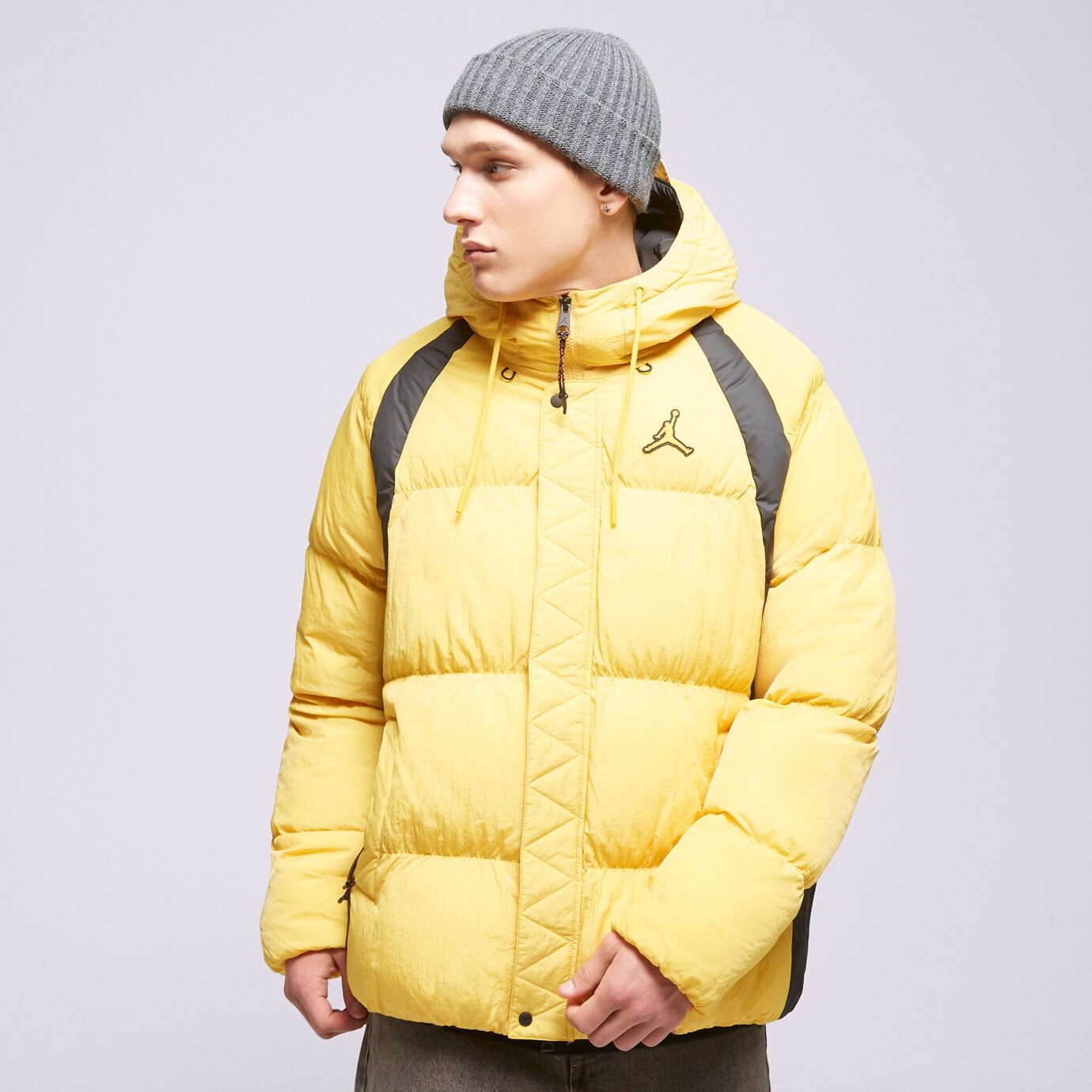 pánská zimní bunda JORDAN BUNDA ZIMNÍ M J ESS PUFFER JKT DA9806-781 ŽLUTÁ