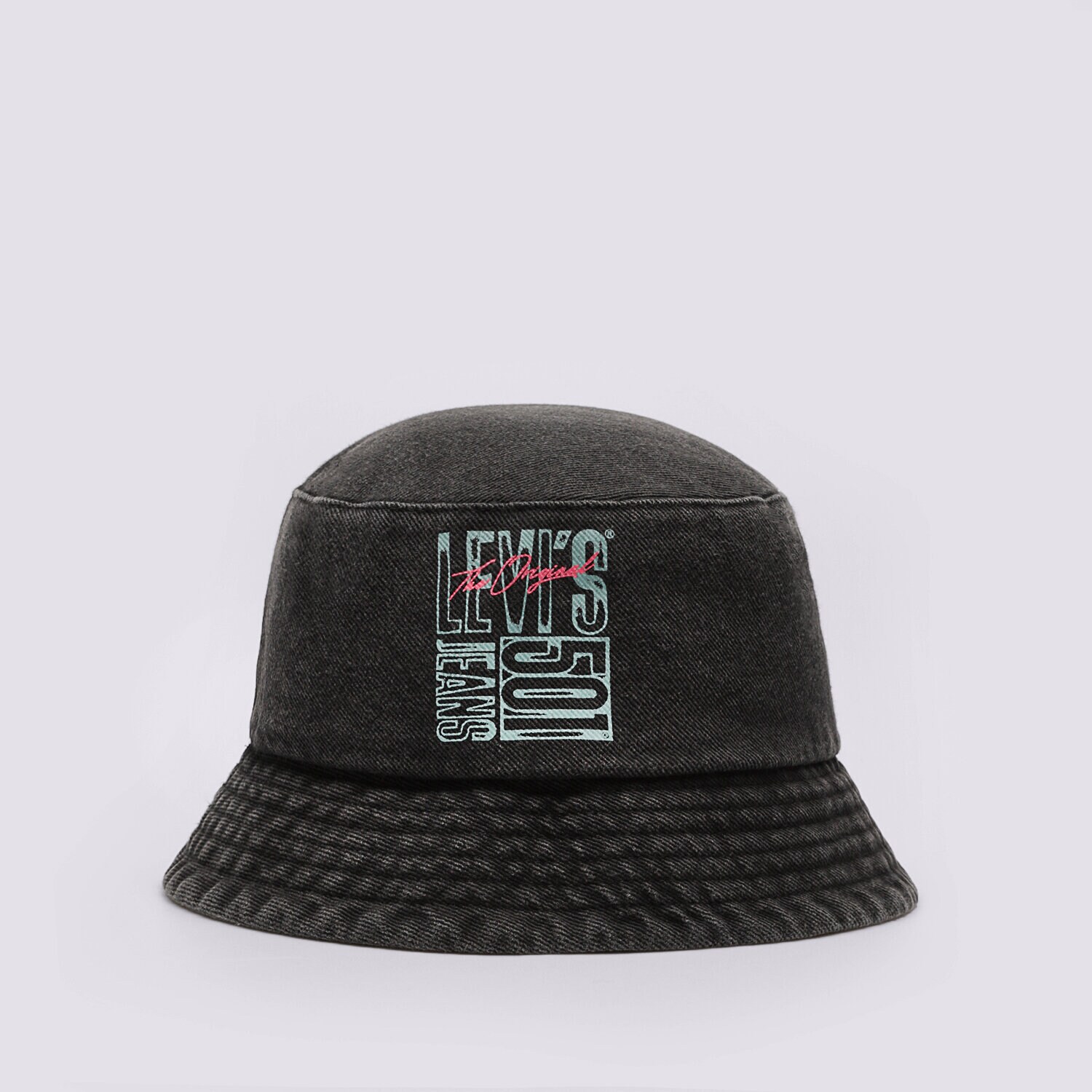 LEVI'S ČEPICE 501 GRAPHIC BUCKET HAT D75930001 ČERNÁ