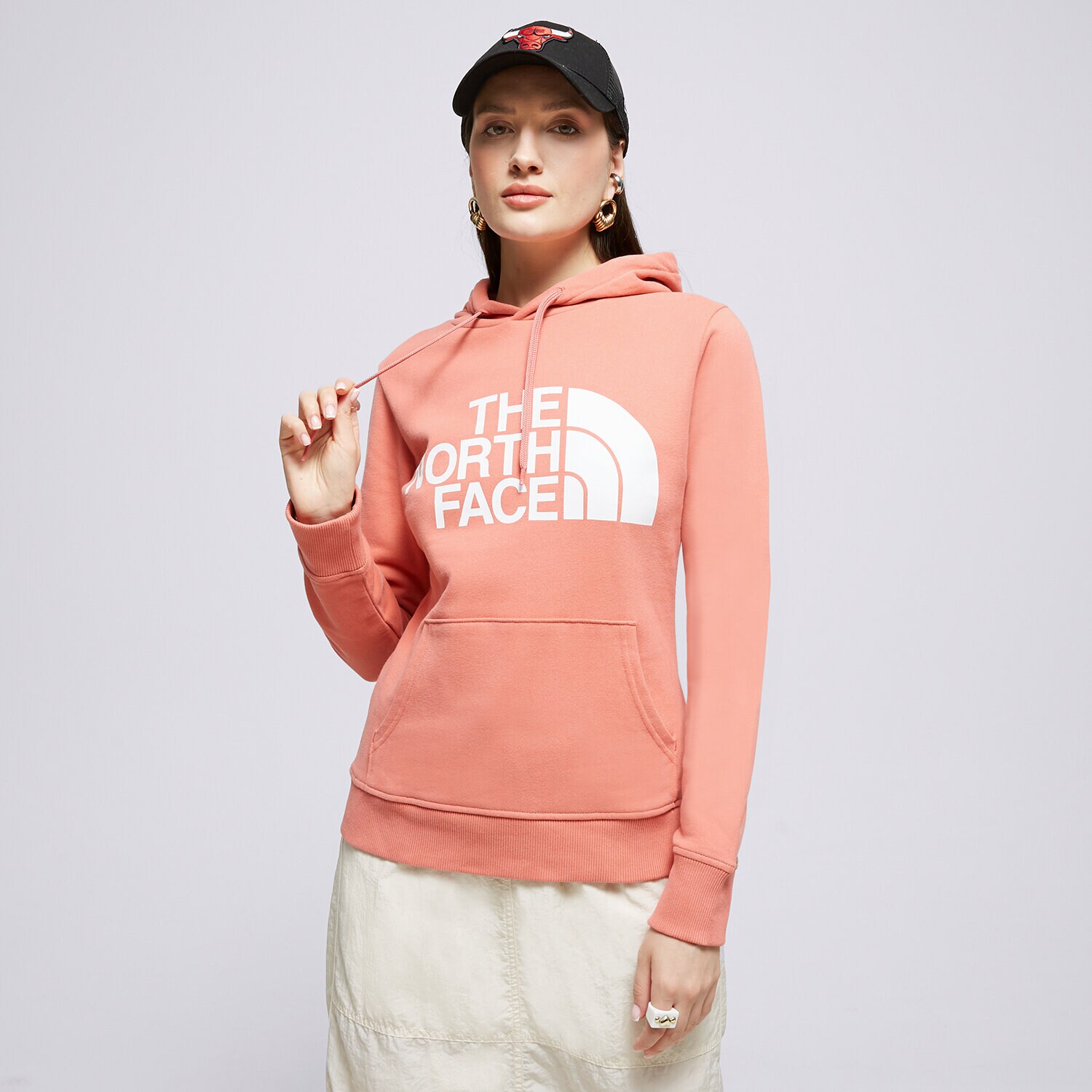 dámská mikina THE NORTH FACE MIKINA S KAPUCÍ NF0A4M7C NF0A4M7C-UBG RŮŽOVÁ