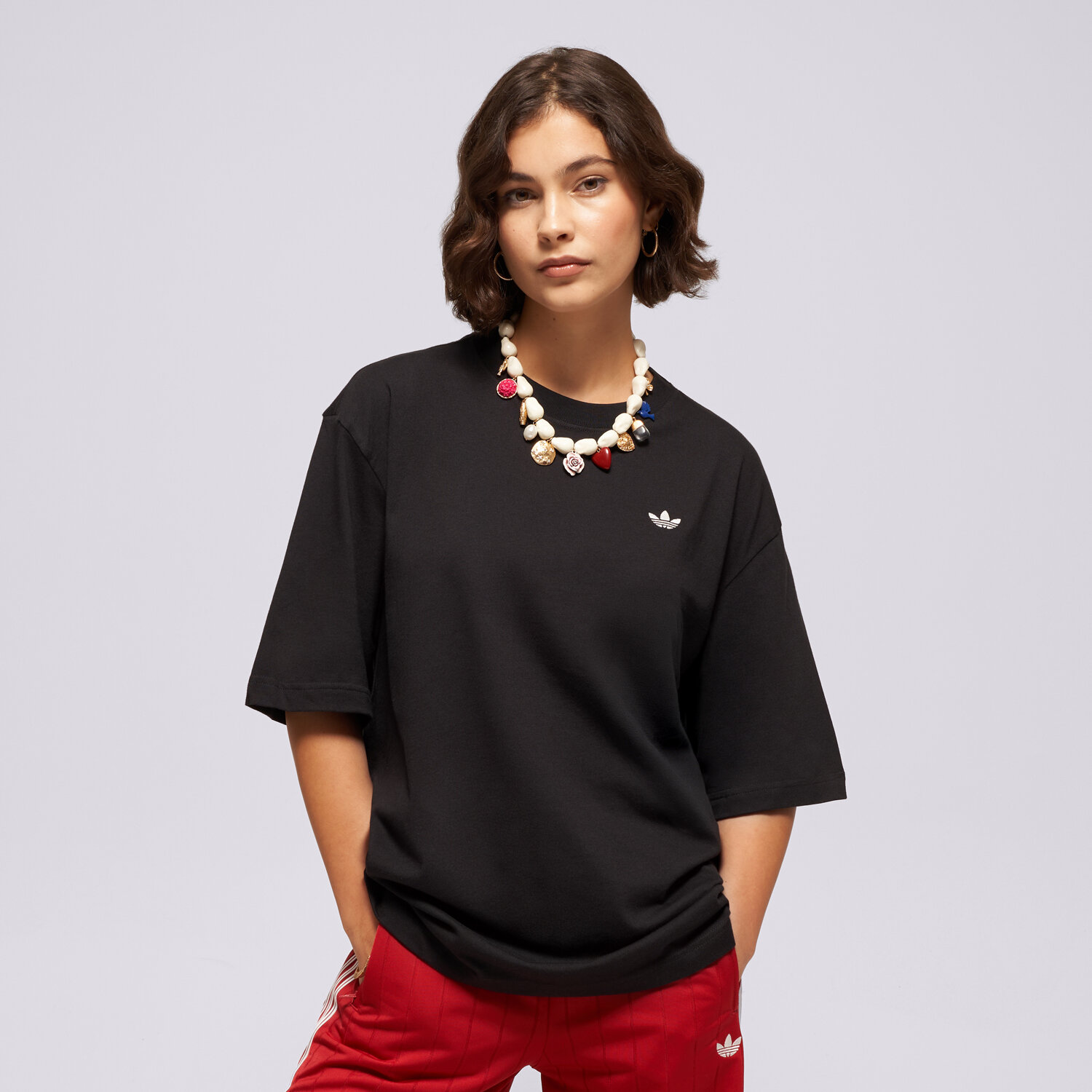 dámské tričko ADIDAS TRIČKO ESS TEE OS KR3595 ČERNÁ