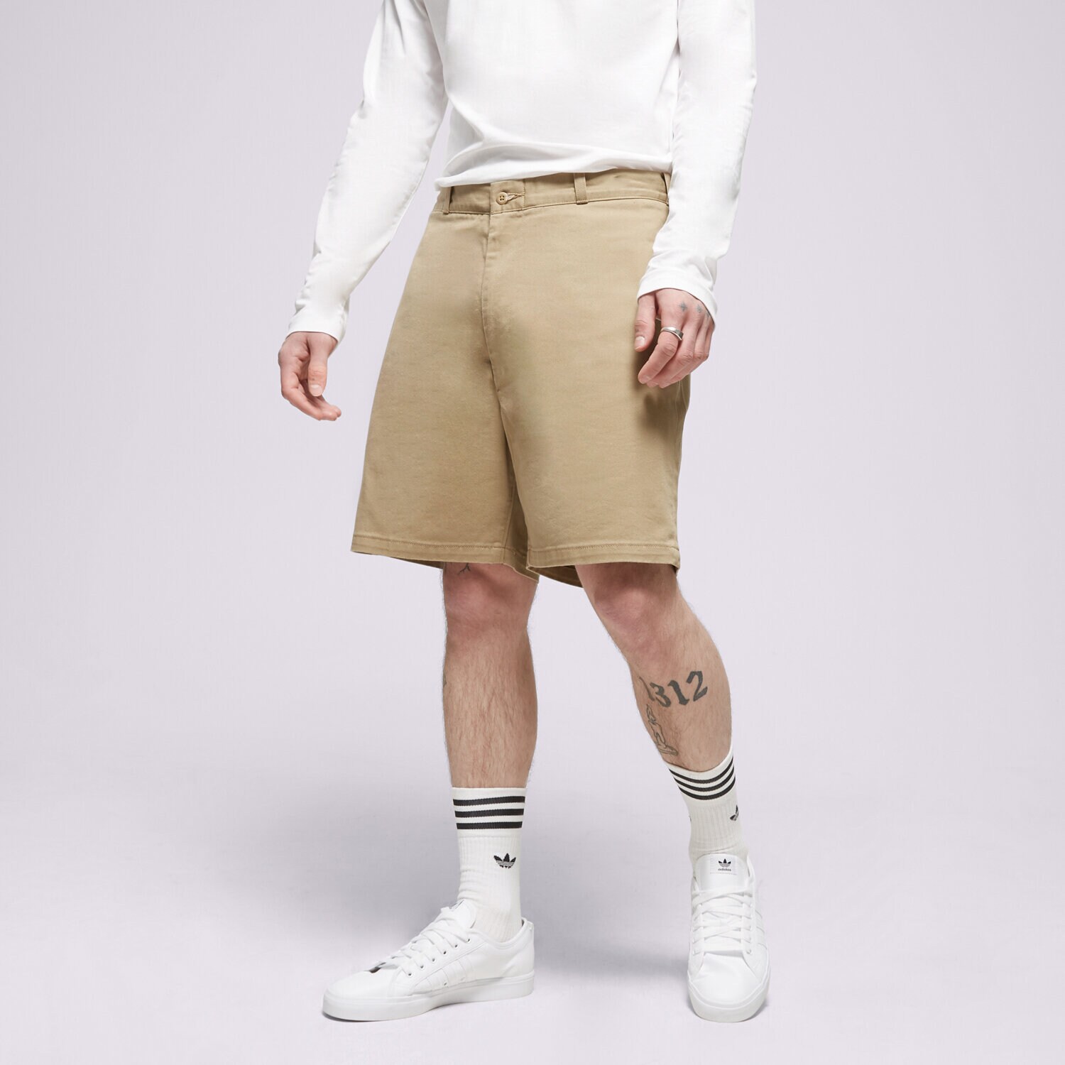 pánské kraťasy LEVI'S ŠORTKY  SKATE LOOSE CHINO SHORT A43230001 BÉŽOVÁ