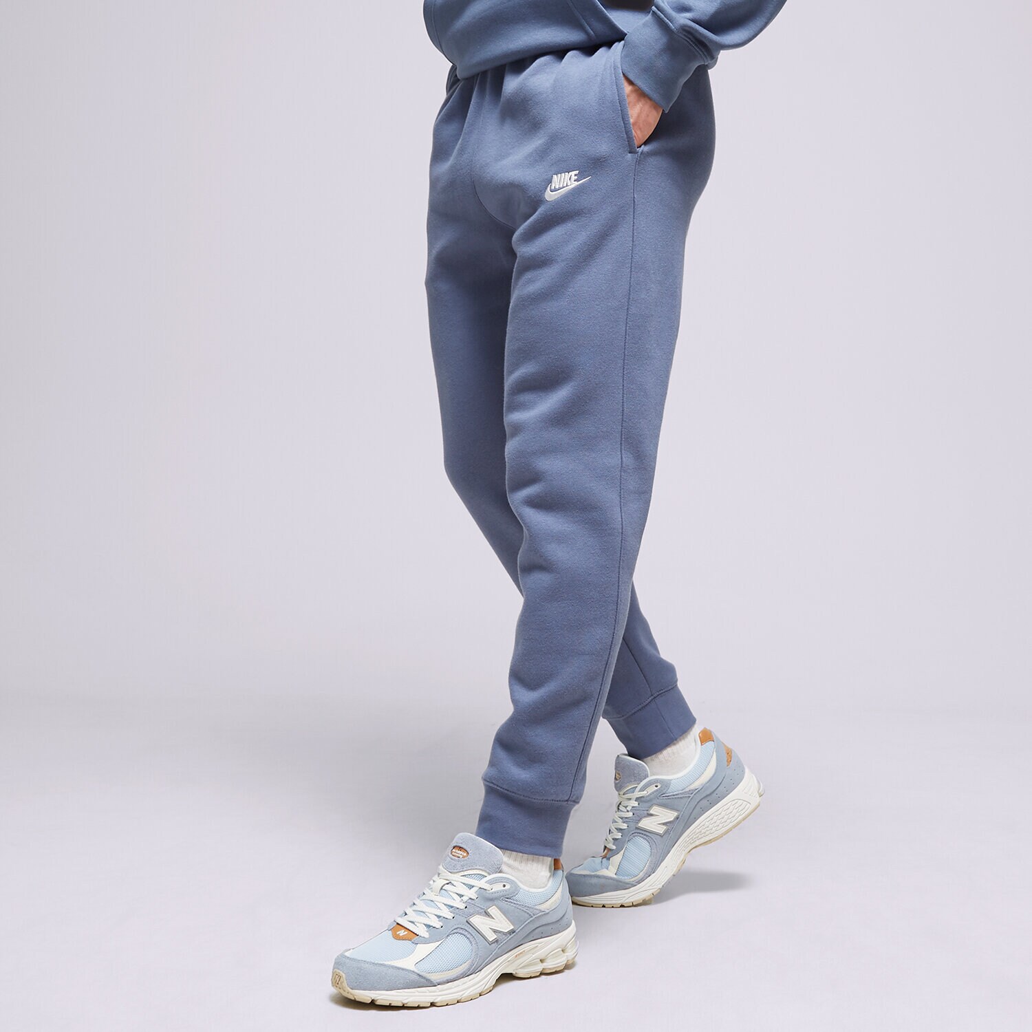 pánské kalhoty NIKE KALHOTY  SPORTSWEAR CLUB FLEECE BV2671-491 MODRÁ