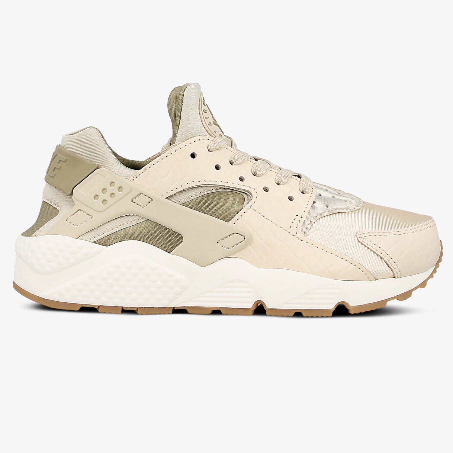 dámské tenisky NIKE WMNS AIR HUARACHE RUN PRM 683818102 BÉŽOVÁ