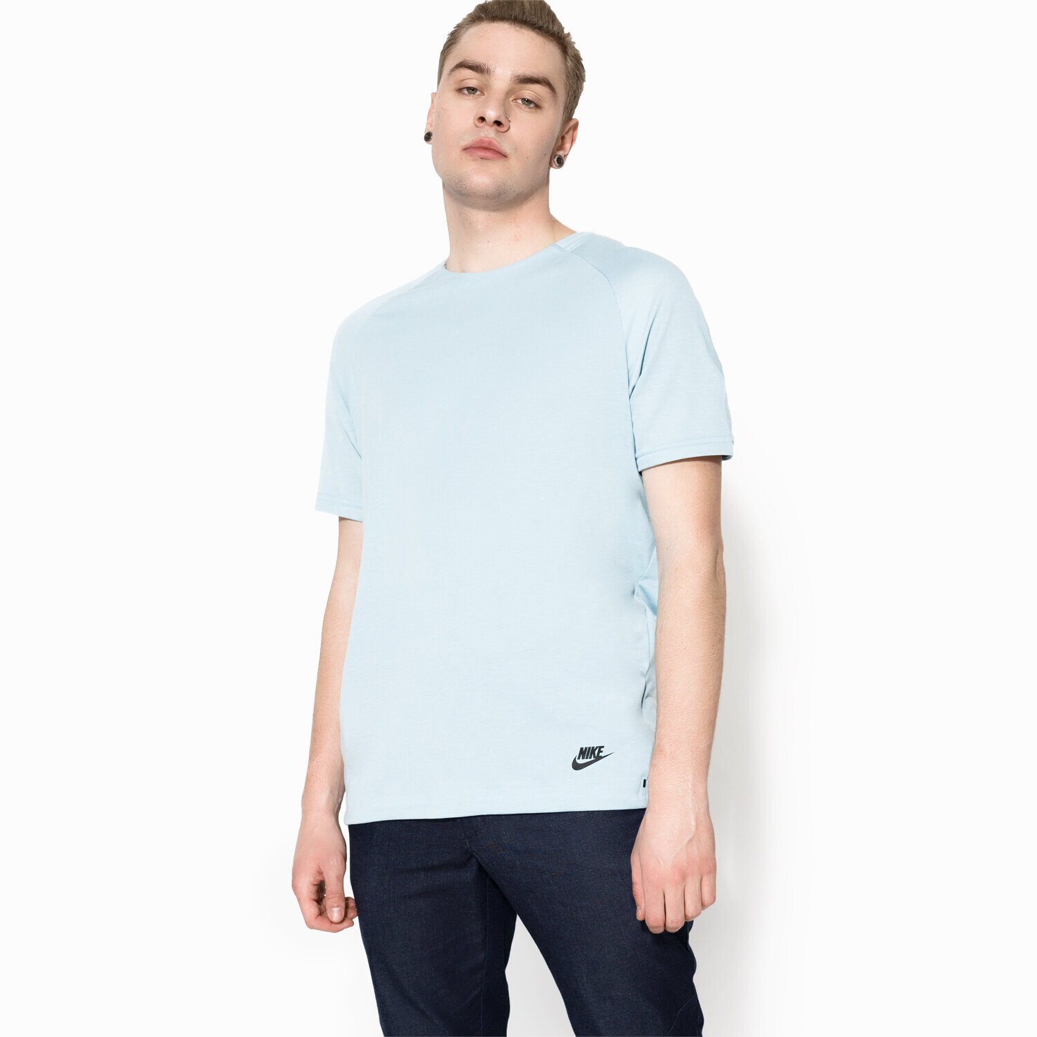 pánské tričko NIKE TRIČKO SS NSW BND TOP SS 832208408 MODRÁ