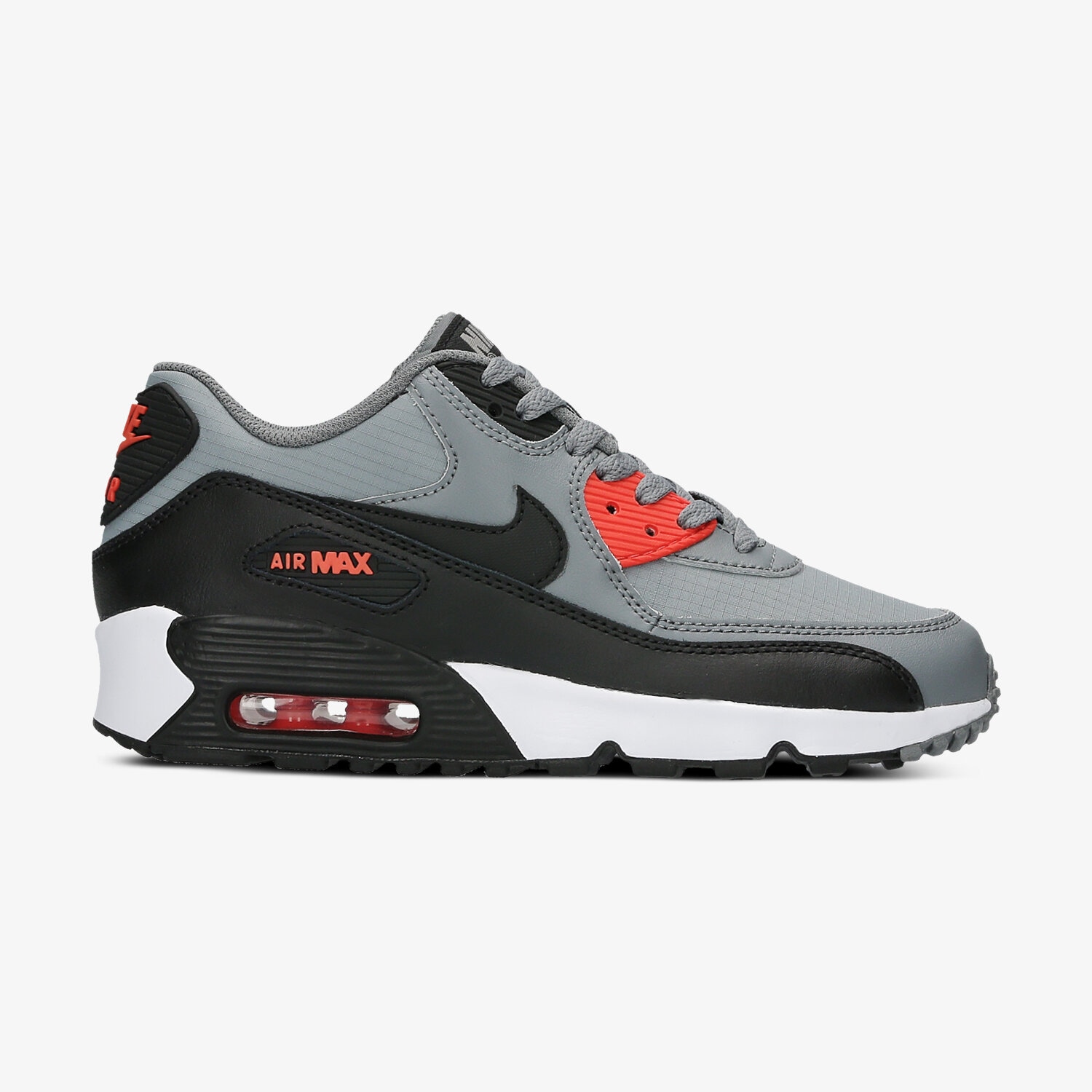 dětské tenisky NIKE AIR MAX 90 MESH (GS)  833418010 ŠEDÁ
