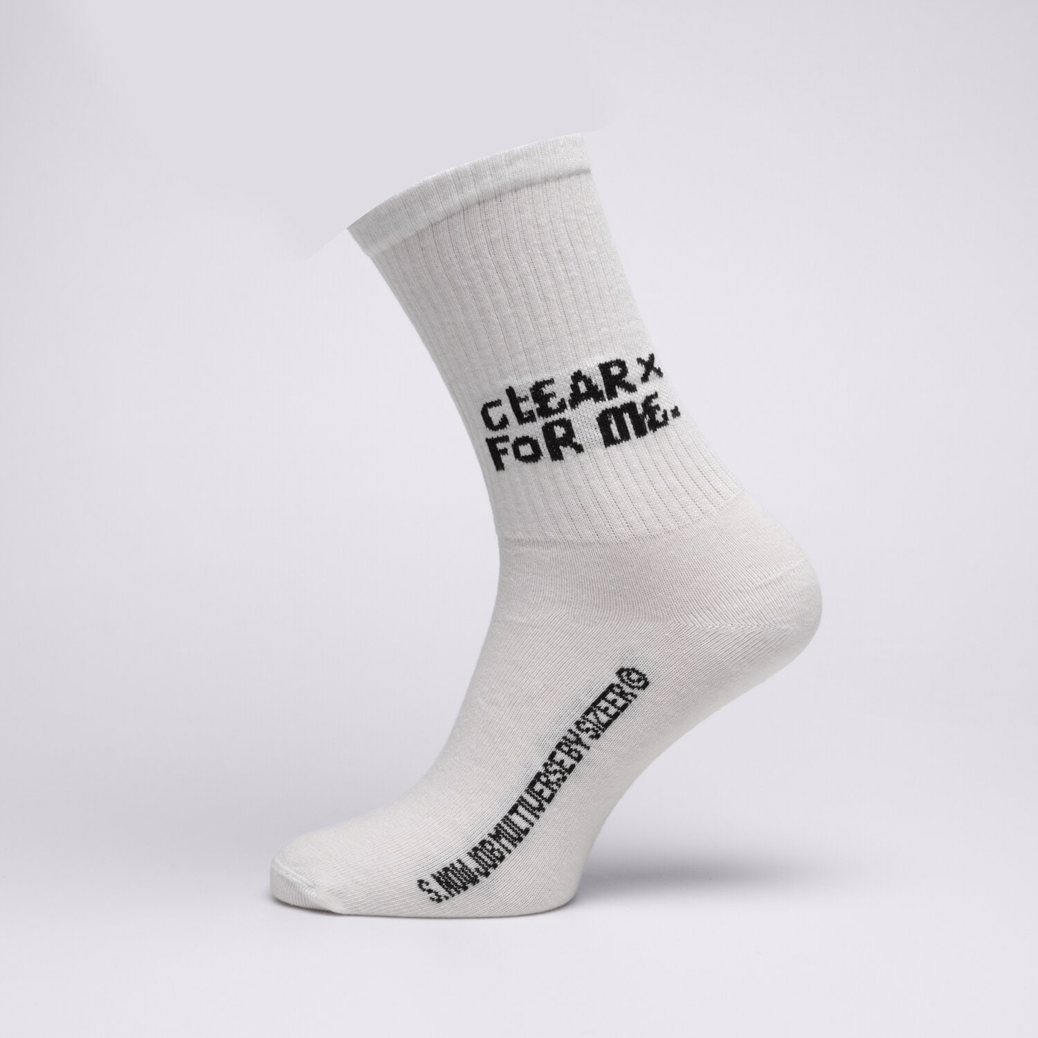 dámské ponožky S.NOW JOB SIZEER SOCKS "CLEAR FOR ME"  SI123SKD50001 BÍLÁ