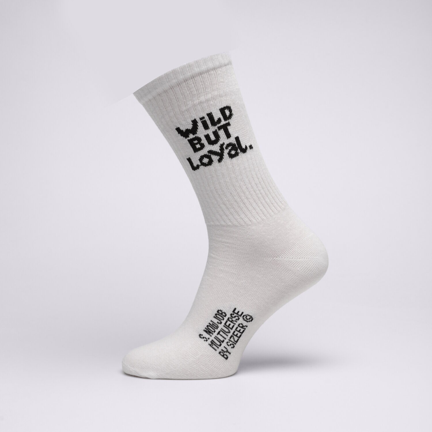 dámské ponožky S.NOW JOB SIZEER SOCKS "WILD BUT LOYAL"  SI123SKD51001 BÍLÁ