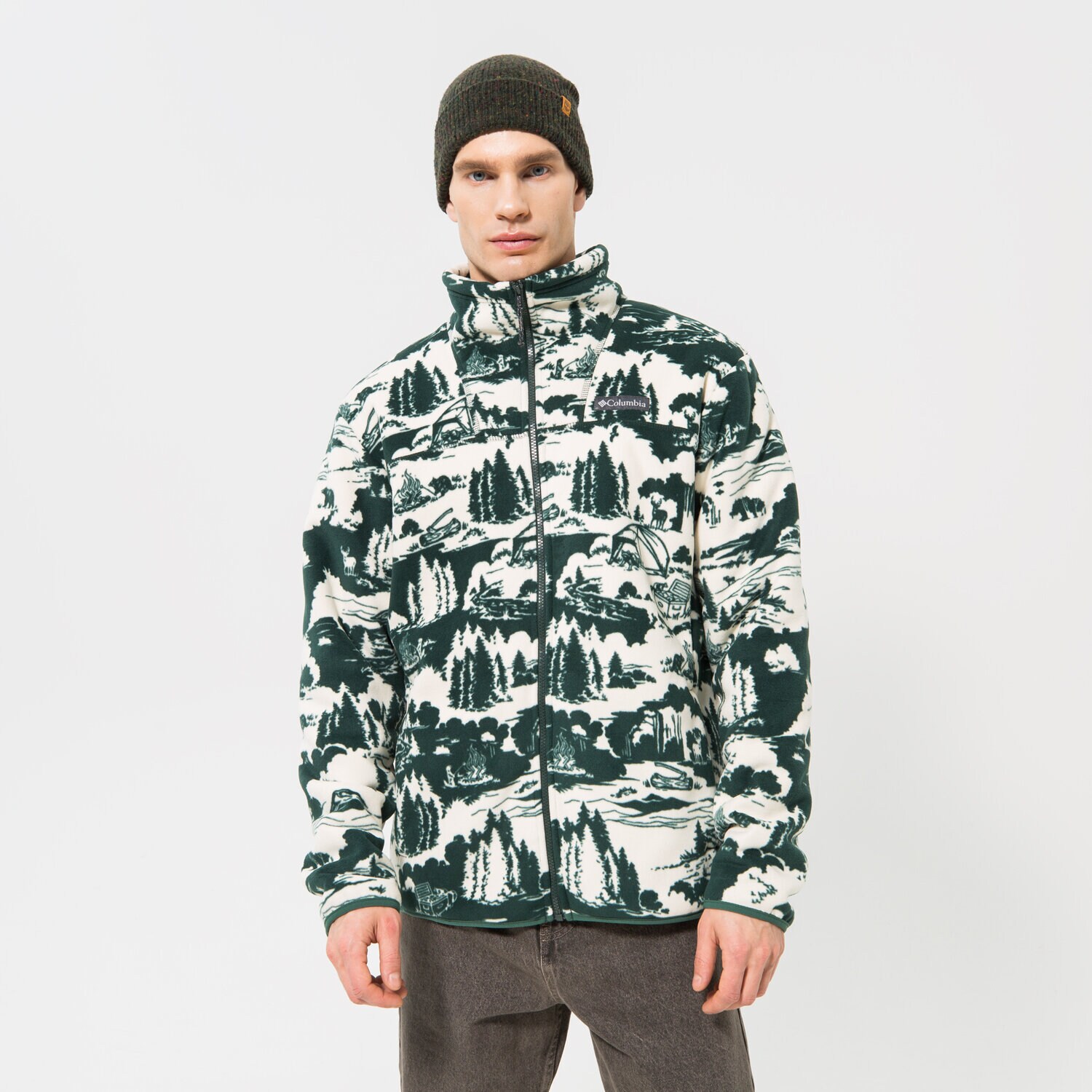 pánská mikina COLUMBIA FLEECE MIKINA WINTER PASS™ FULL ZIP 1909123371 VÍCEBAREVNÁ