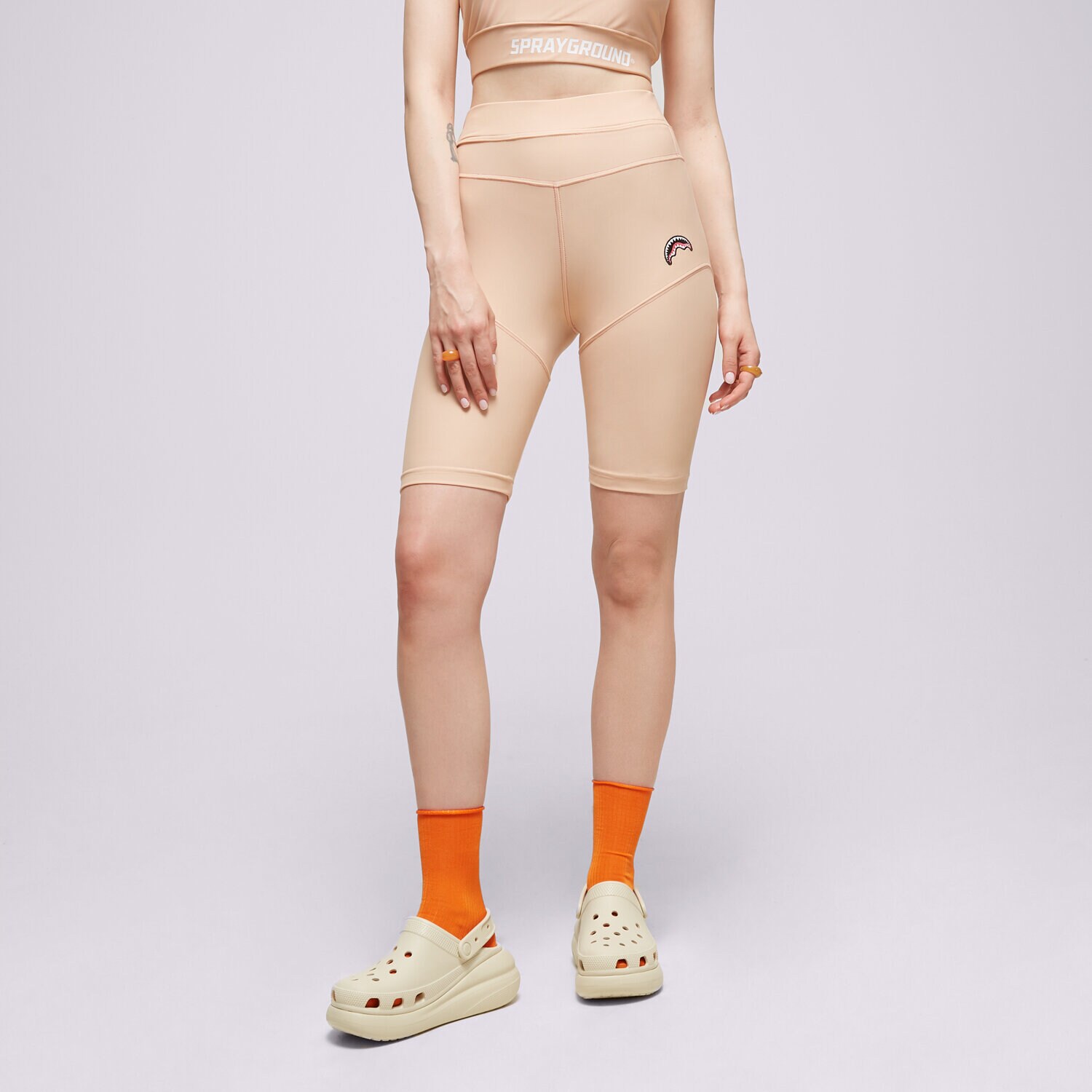 dámské kalhoty SPRAYGROUND LEGGINGS SP175 SP175-BROWN HNĚDÁ