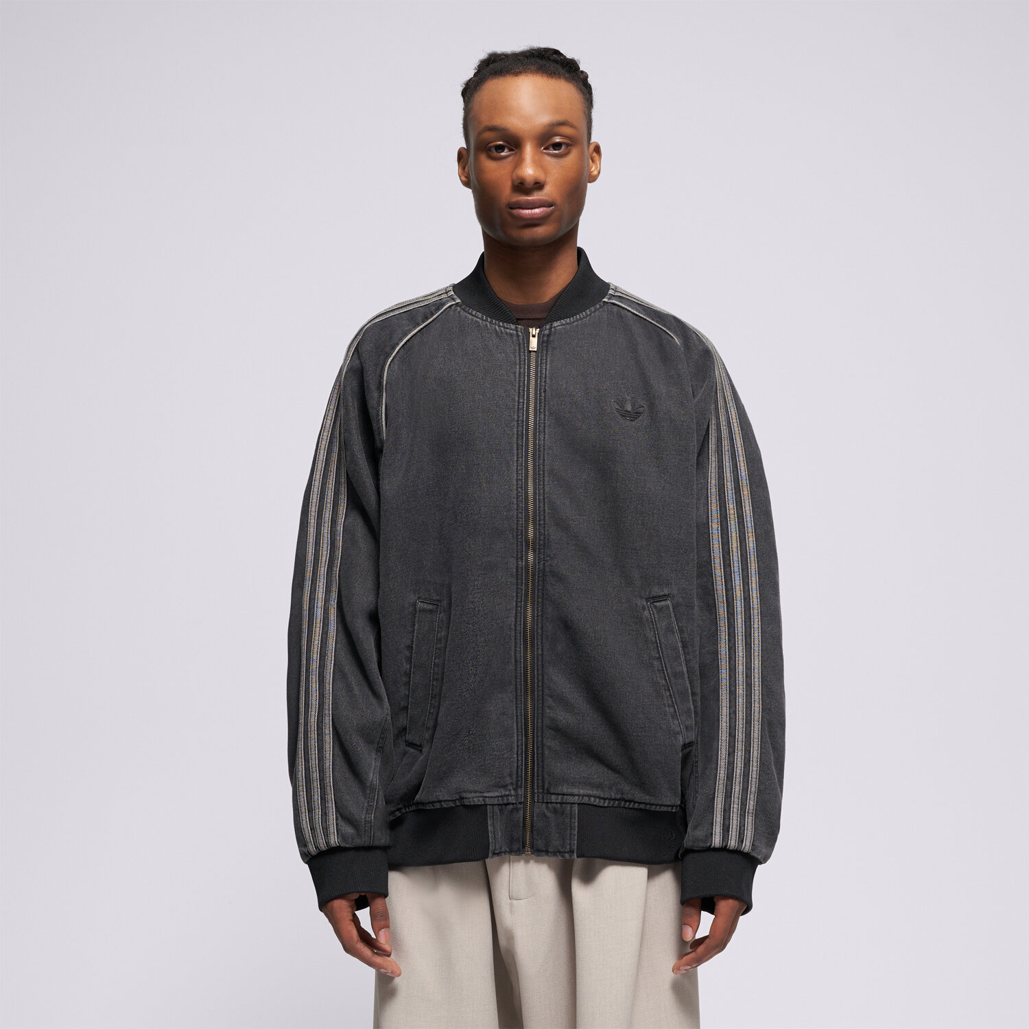 pánská mikina ADIDAS BUNDA SST TT IB6948 ČERNÁ