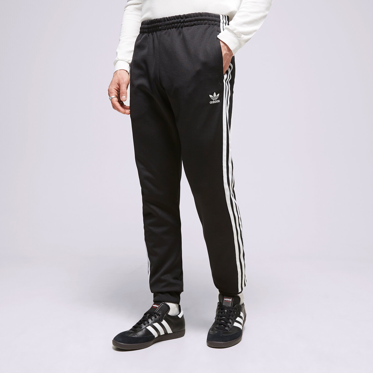 pánské kalhoty ADIDAS KALHOTY  SSTP BLK PANTS IA4791 ČERNÁ