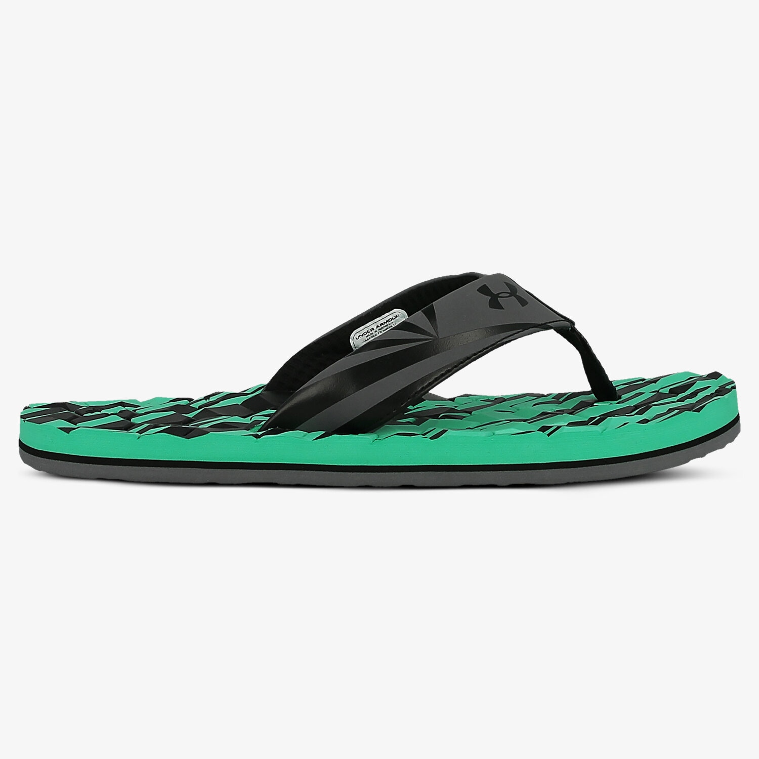 pánské pantofle UNDER ARMOUR M MARATHON KEY II 1288489003 ZELENÁ
