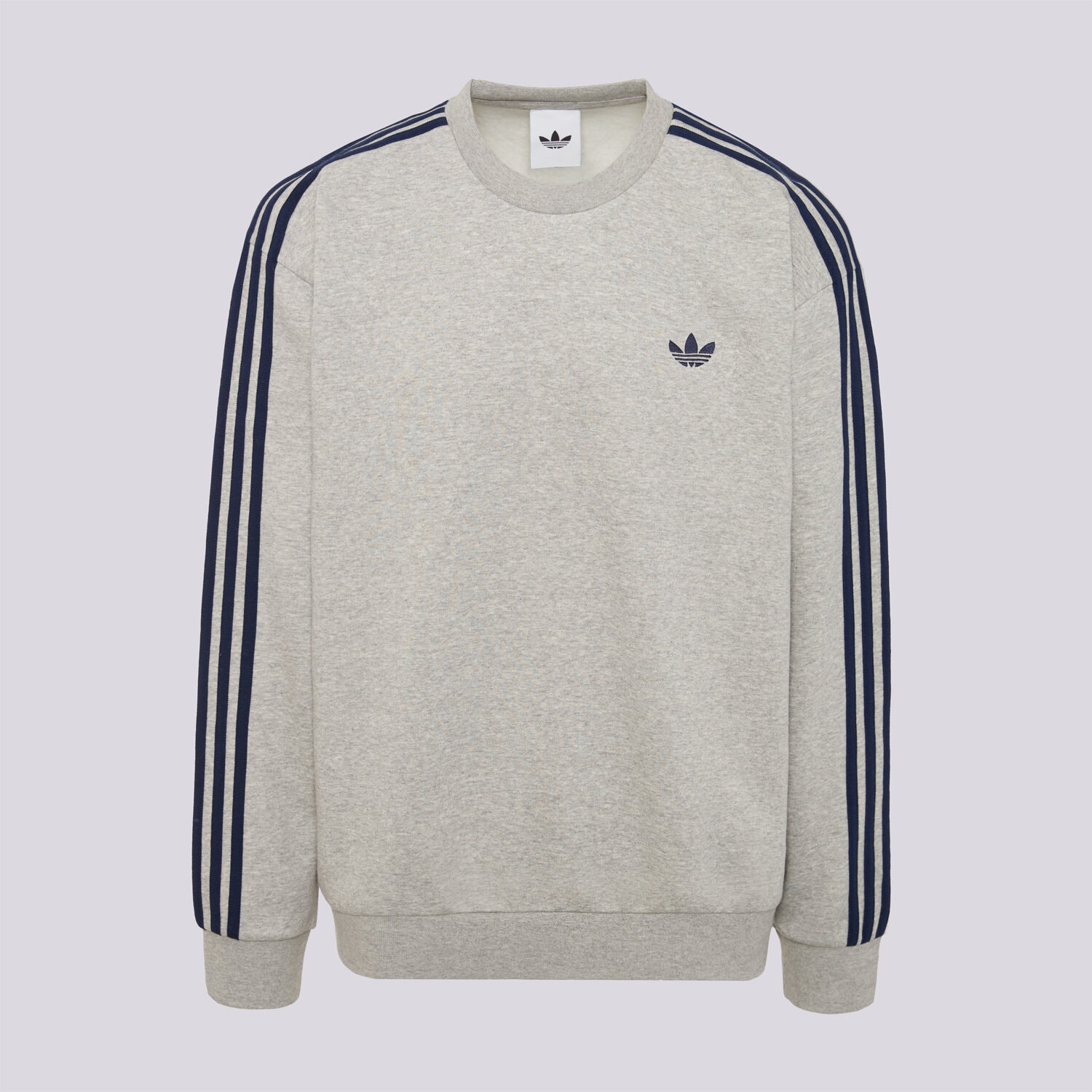 pánská mikina ADIDAS MIKINA 3S CREW KS7517 ŠEDÁ