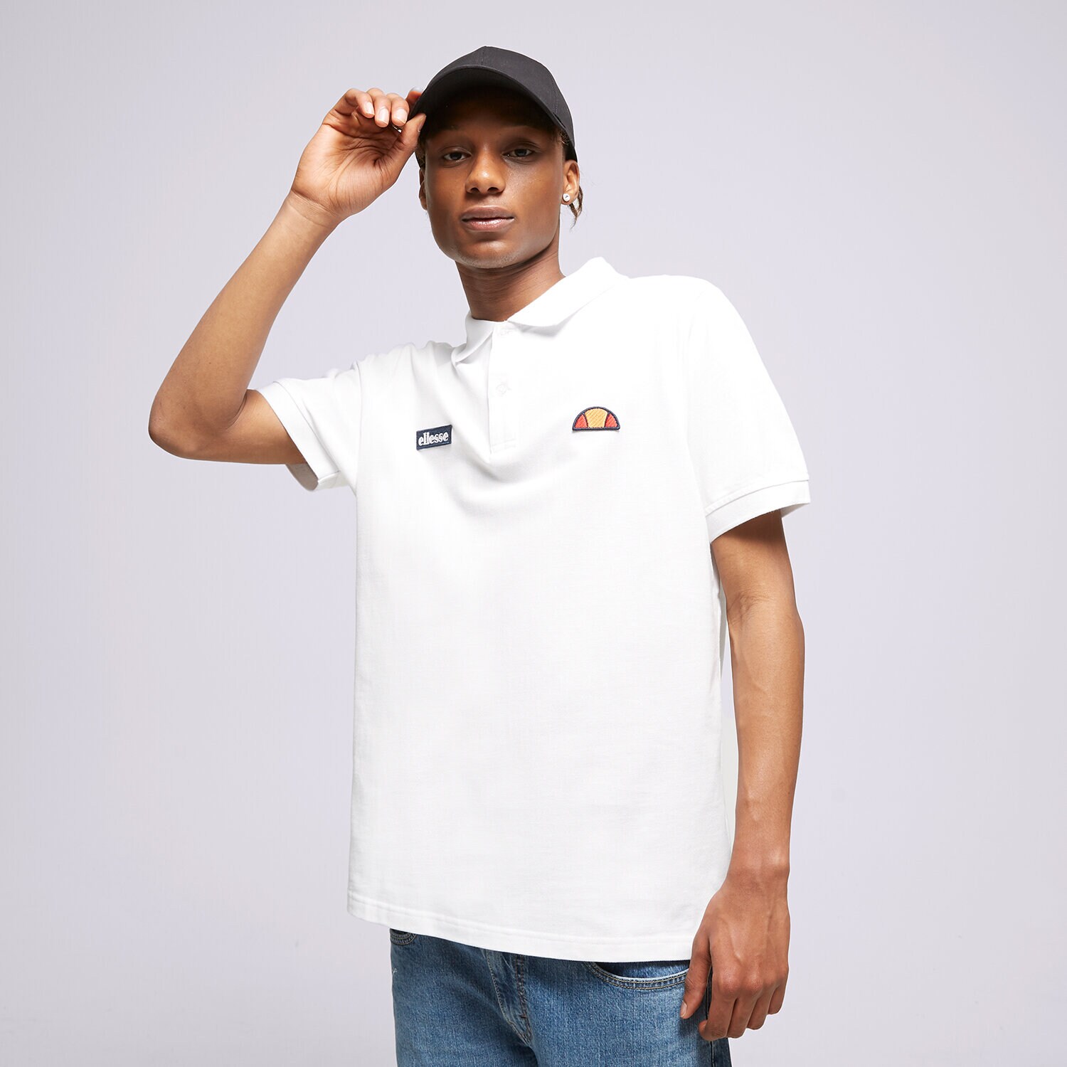 pánské polo tričko ELLESSE TRIČKO MONTURA WHT SHS04475908 BÍLÁ