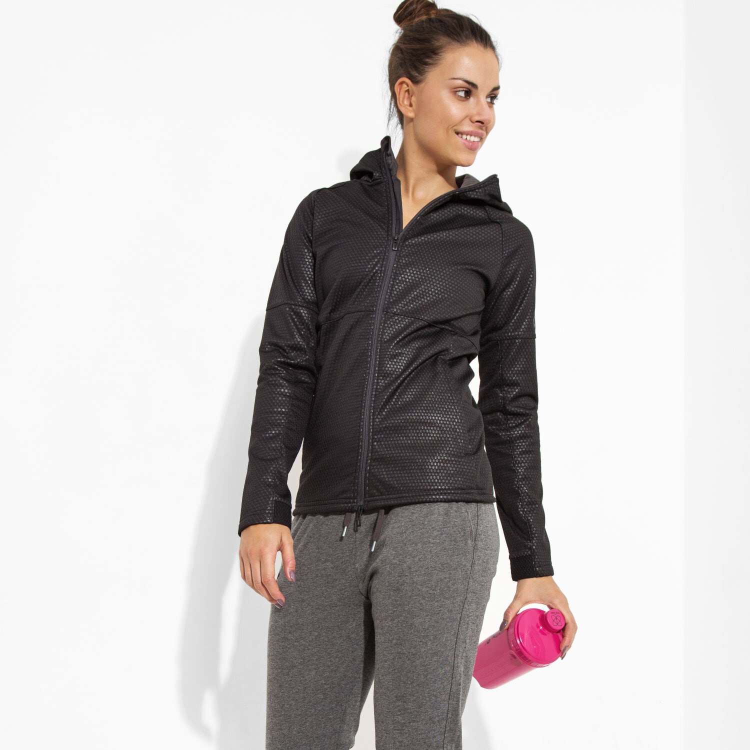 Přechodná bunda dámská (podzimní, jarní) ADIDAS BUNDA SOFTSHEL CLIMAST ORM FLC AY3428 ČERNÁ