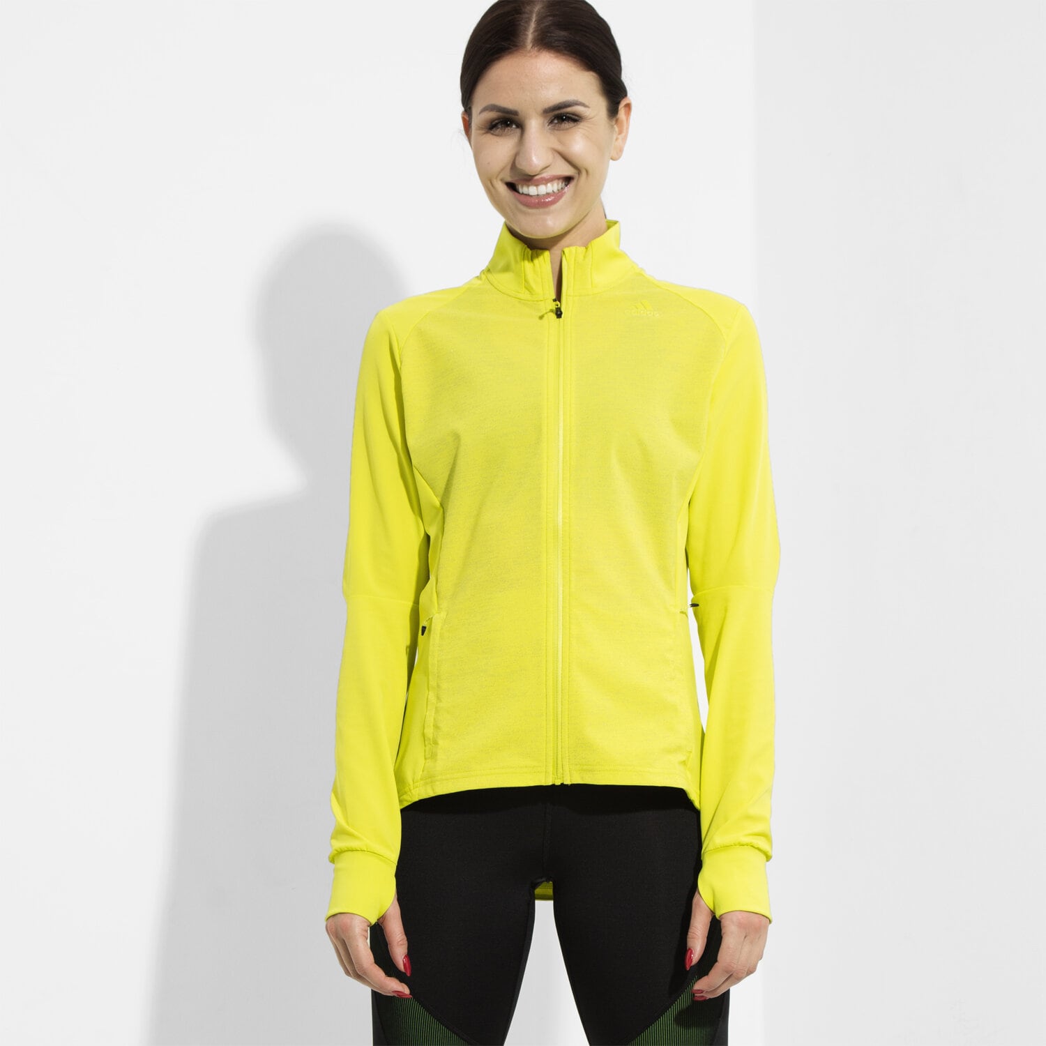 Přechodná bunda dámská (podzimní, jarní) ADIDAS BUNDA SN STM JKT W B43386 ŽLUTÁ