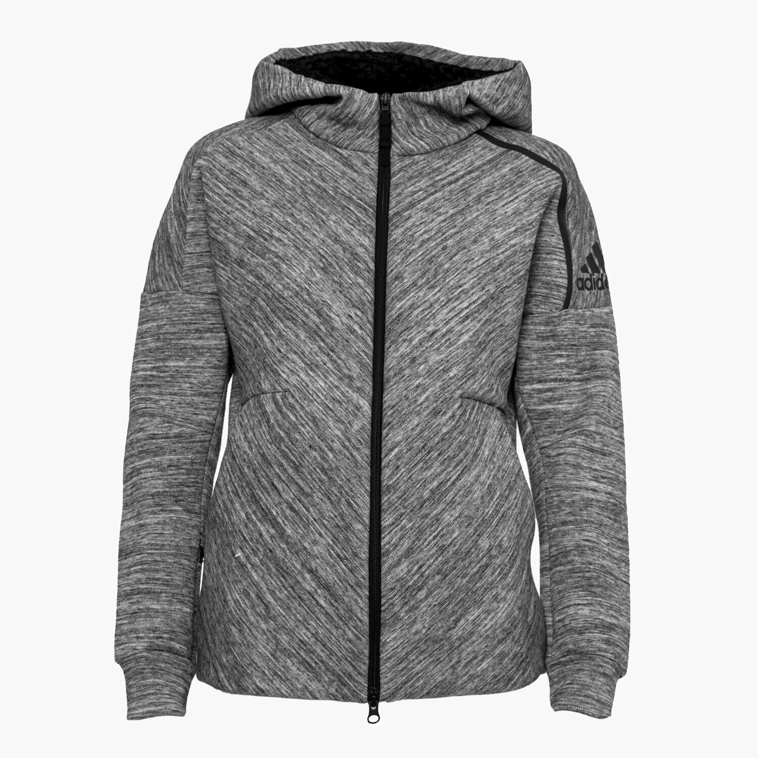 dámská mikina ADIDAS MIKINA ZNE ROADTR HOOD B46931 ŠEDÁ