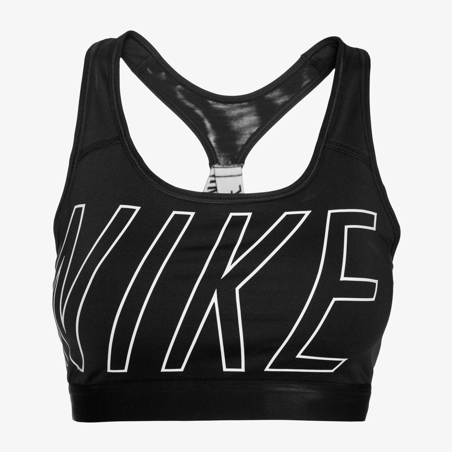 dámský top NIKE BRA PRO CLASSIC LOGO READ 847570010 ČERNÁ