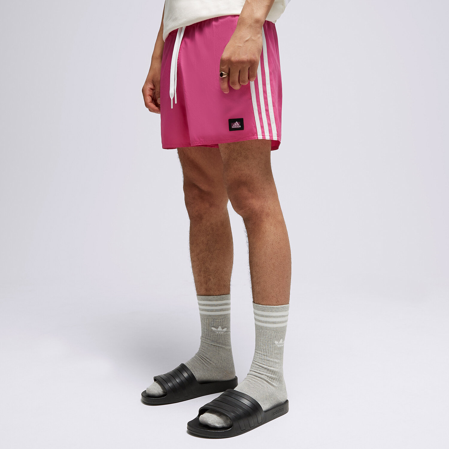 pánské kraťasy ADIDAS ŠORTKY  3S CLX SH VSL HT4368 FIALOVÁ