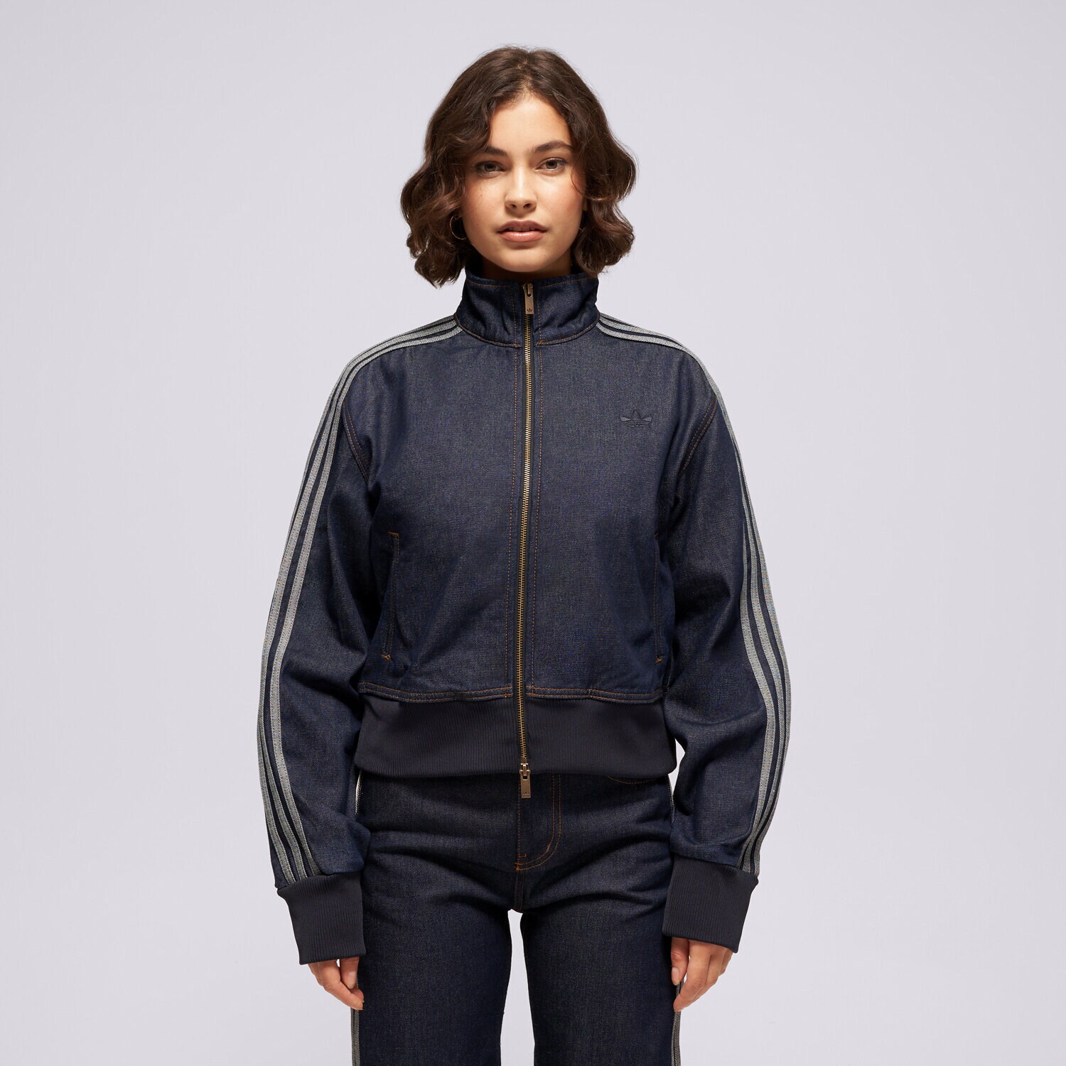 dámská mikina ADIDAS MIKINA ROZEPÍNACÍ FB TT D KQ6491 TMAVOMODRÁ
