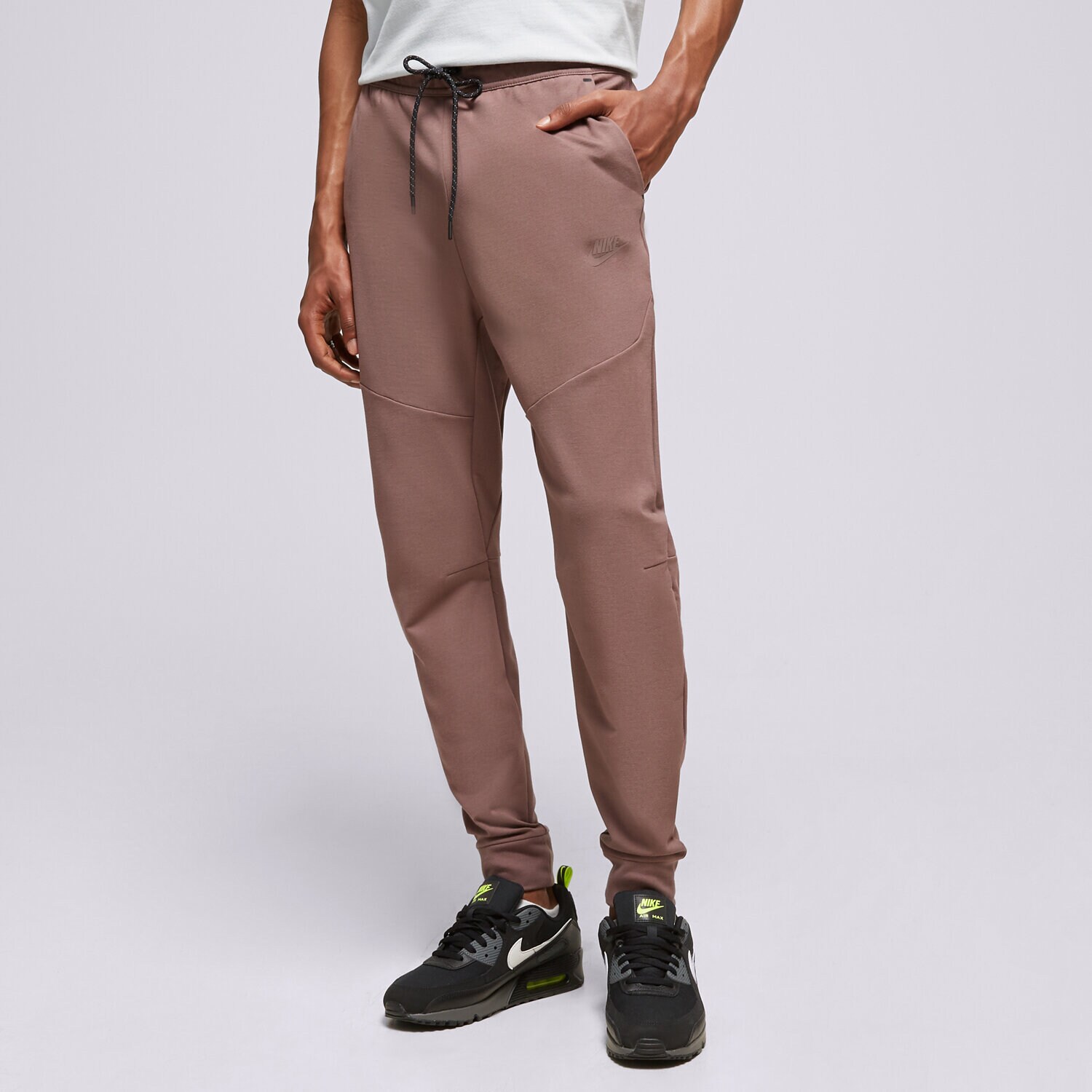 pánské kalhoty NIKE KALHOTY  M NK TECH LGHTWHT JGGR DX0826-291 BÉŽOVÁ