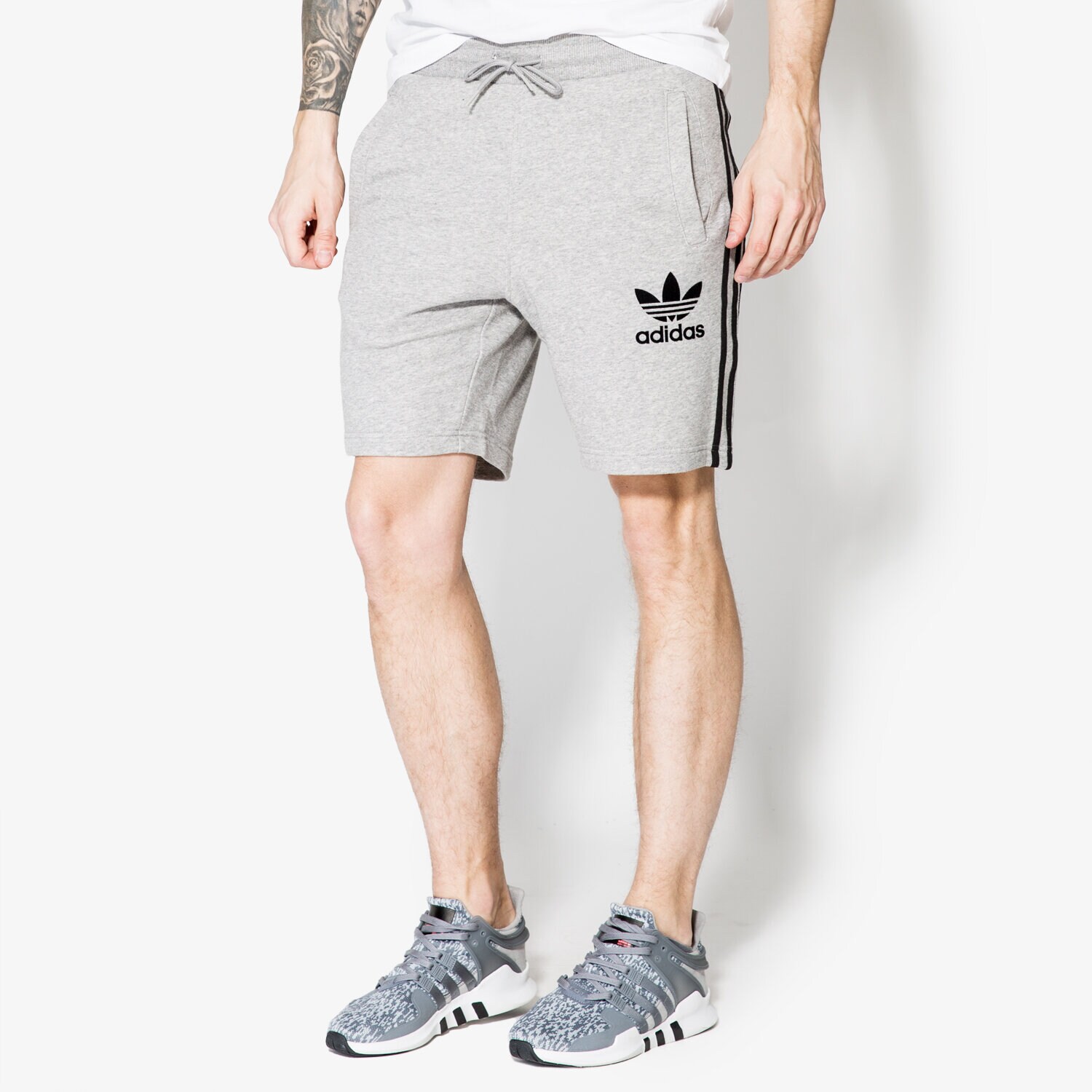 pánské kraťasy ADIDAS ŠORTKY  CLFN FT BK0005 ŠEDÁ