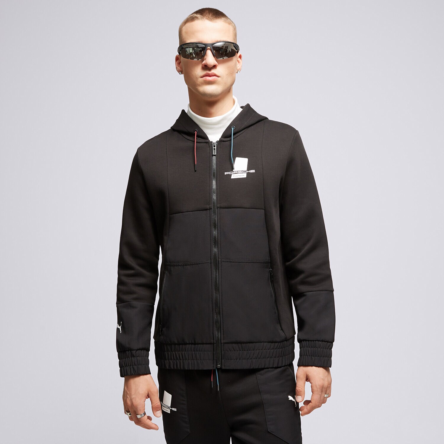 pánská mikina PUMA MIKINA S KAPUCÍ 531957 531957 01 ČERNÁ