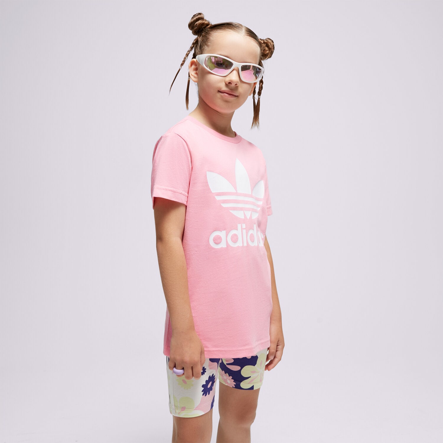 dětské tričko ADIDAS TRIČKO TREFOIL TEE GIRL IB9932 RŮŽOVÁ