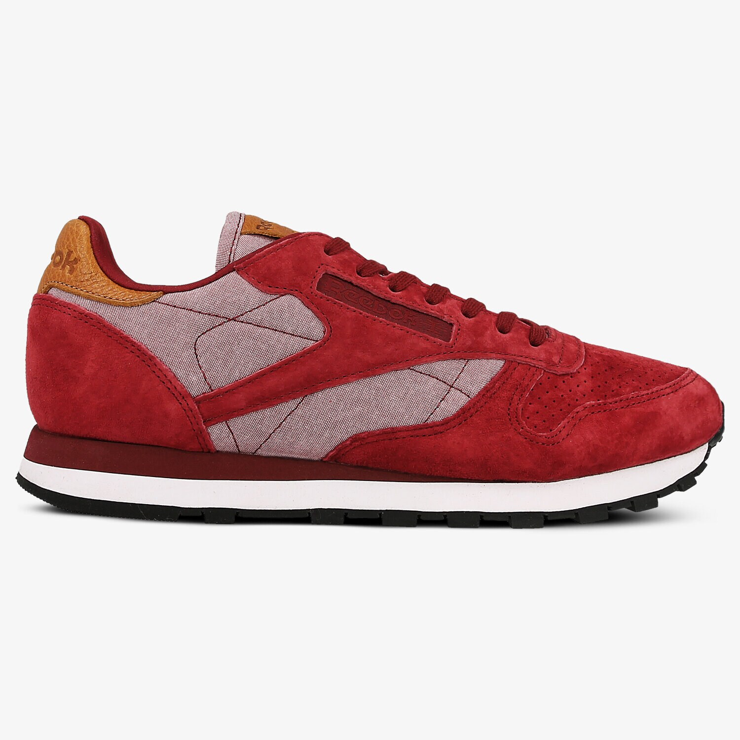 pánské tenisky REEBOK CL LEATHER CH  BD1665 BORDOVÁ