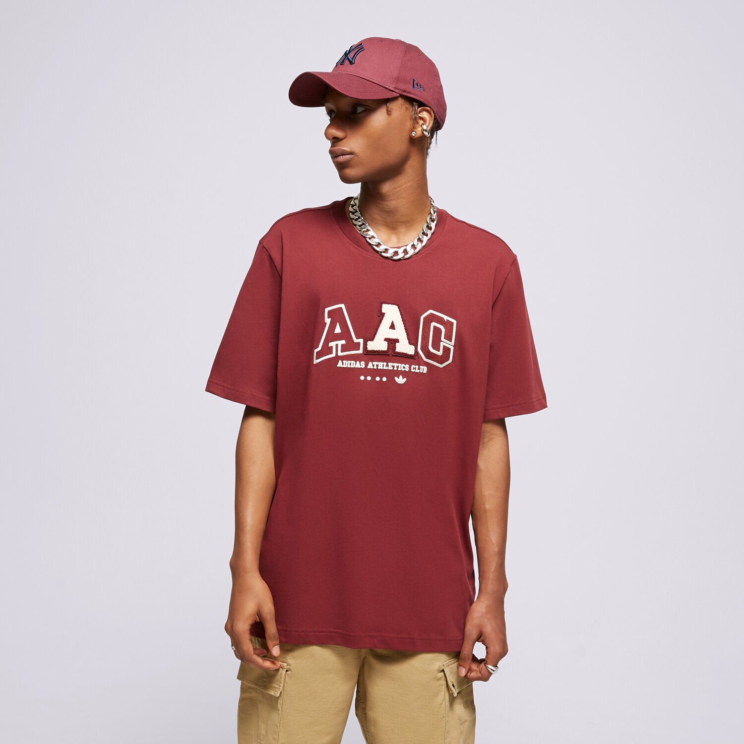 pánské tričko ADIDAS TRIČKO METRO AAC TEE IC8373 FIALOVÁ