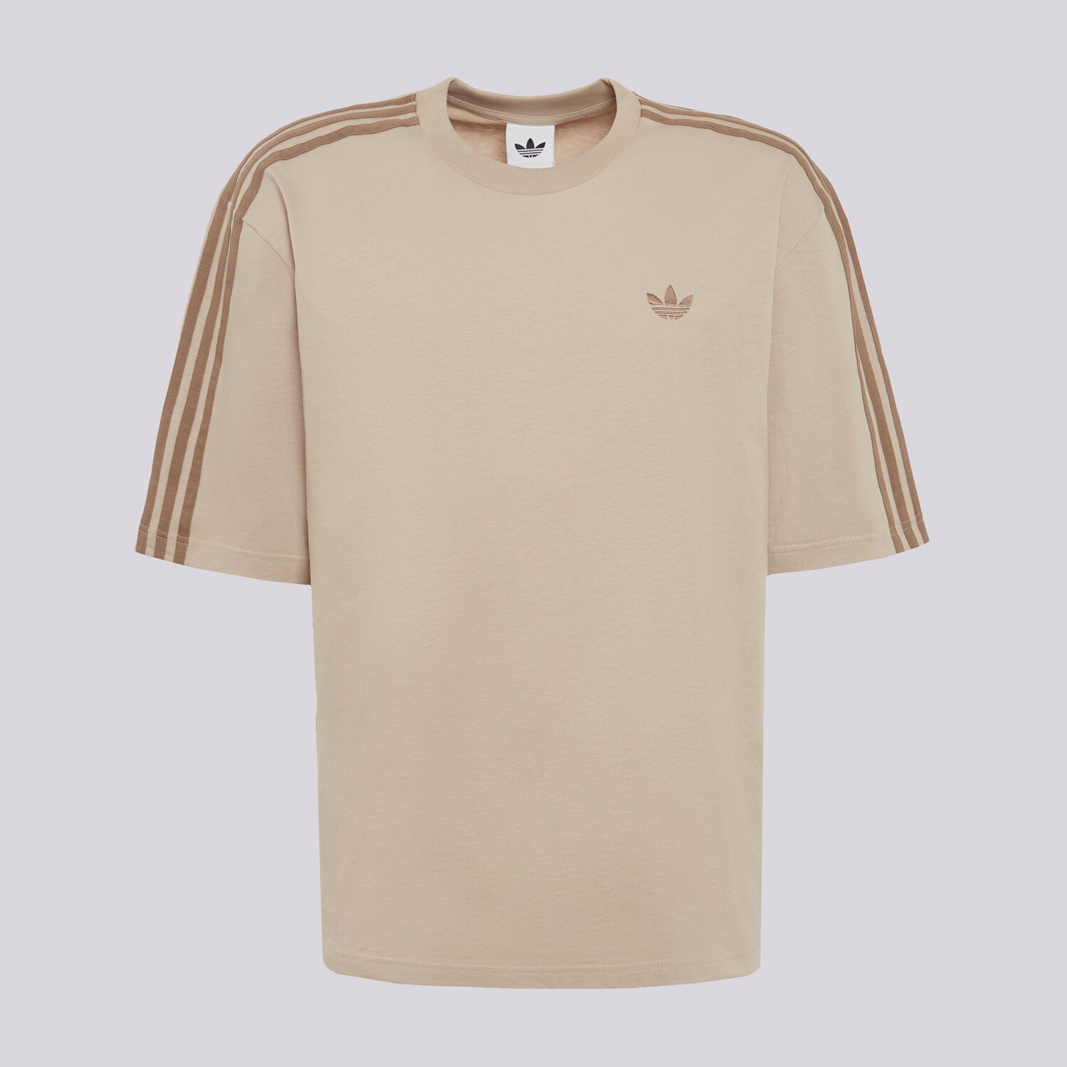 pánské tričko ADIDAS TRIČKO 3S TEE KZ1222 BÉŽOVÁ
