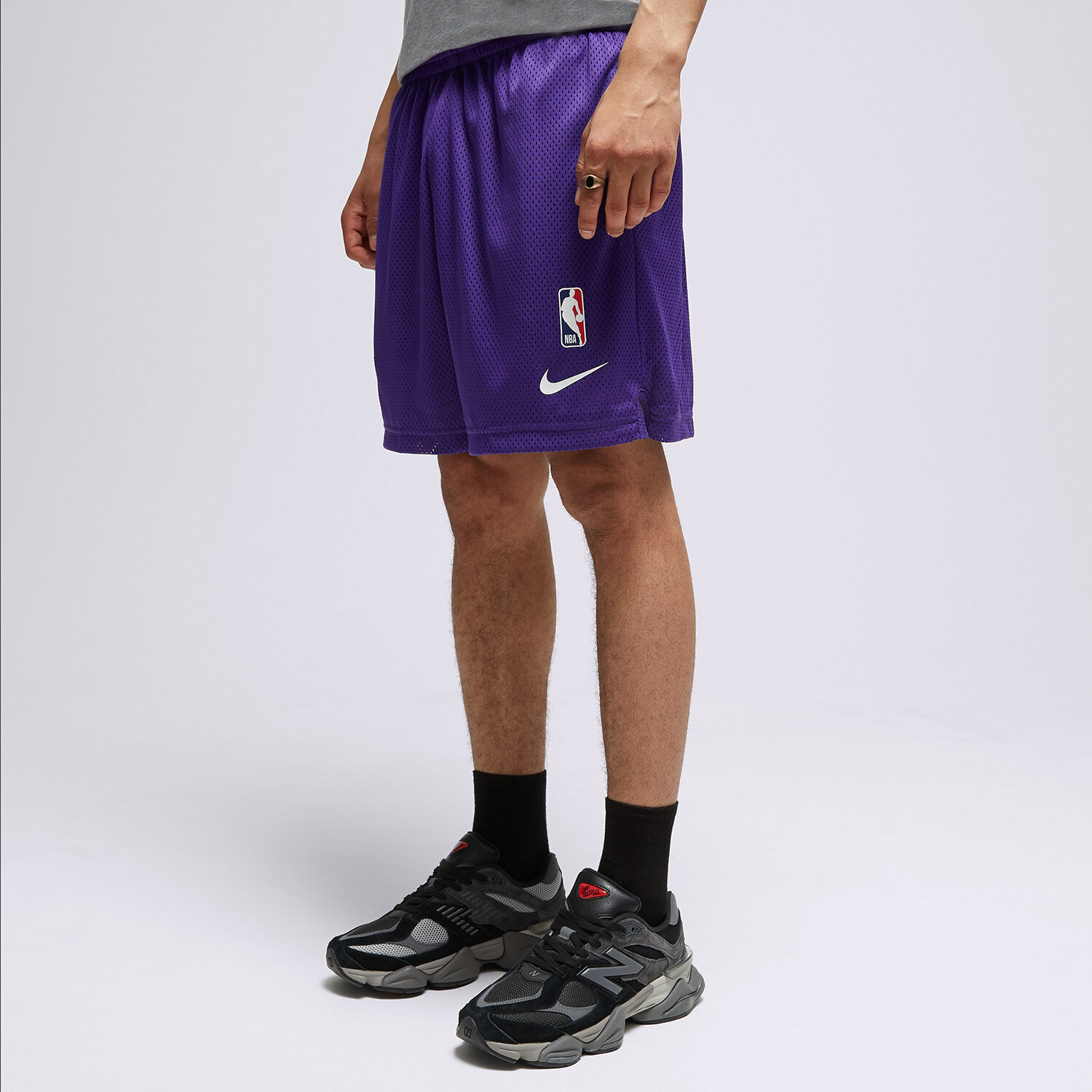 pánské kraťasy NIKE ŠORTKY  LAL M NK PLAYER SHRT NBA DN4629-504 FIALOVÁ