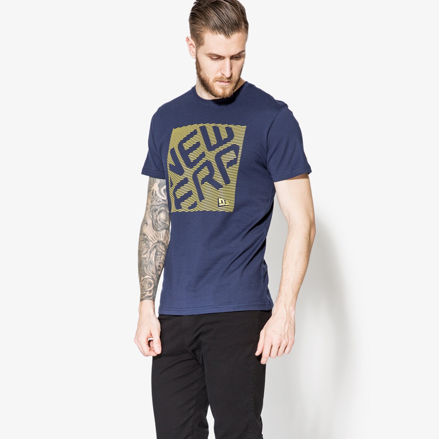 pánské tričko NEW ERA TRIČKO CAP WAVE OSB 11450949 TMAVOMODRÁ