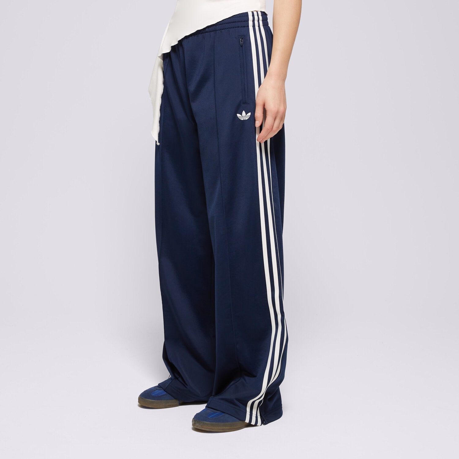 dámské kalhoty ADIDAS KALHOTY  FB LOOSE TP KV5403 TMAVOMODRÁ