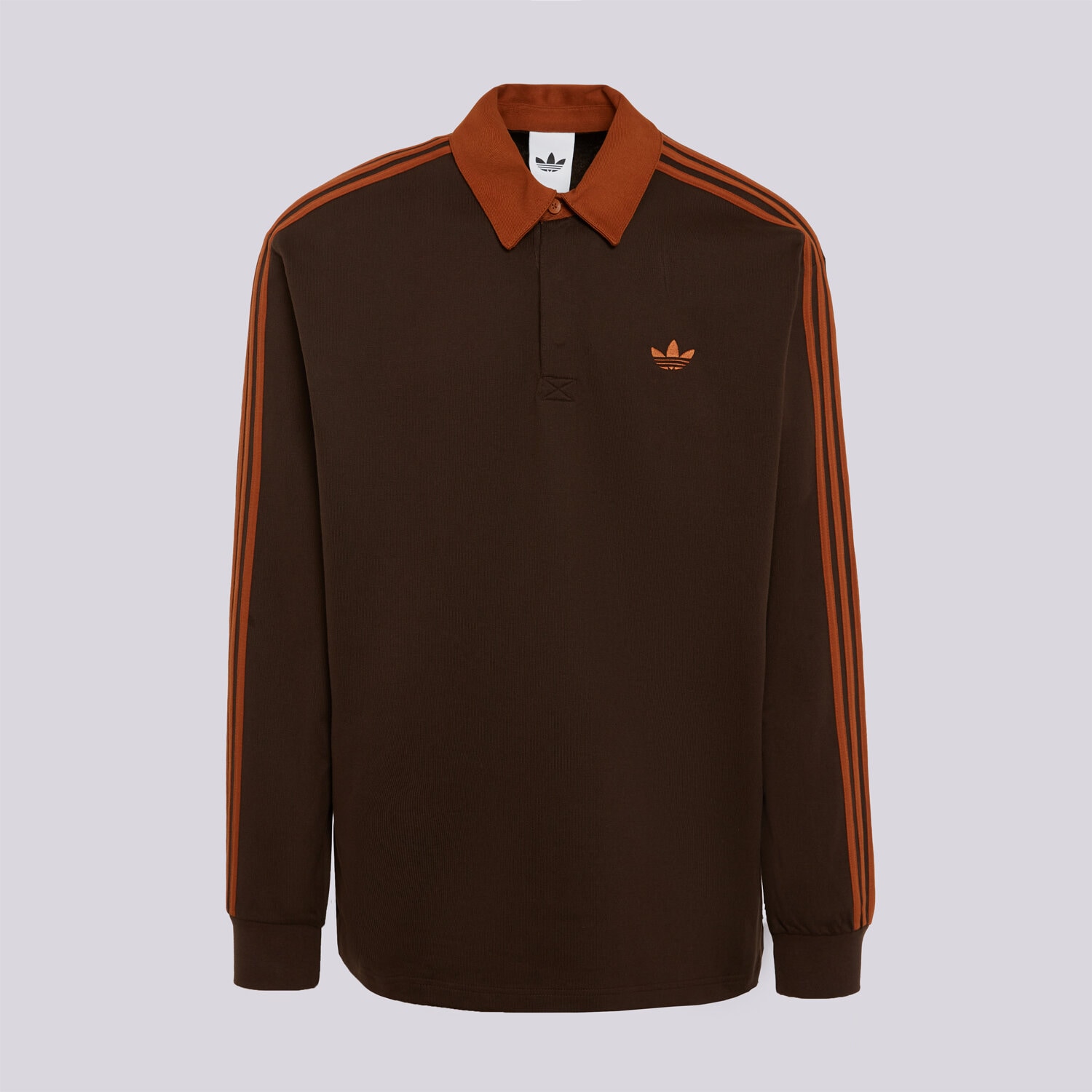 pánské polo tričko ADIDAS TRIČKO 3S PL KE4112 HNĚDÁ