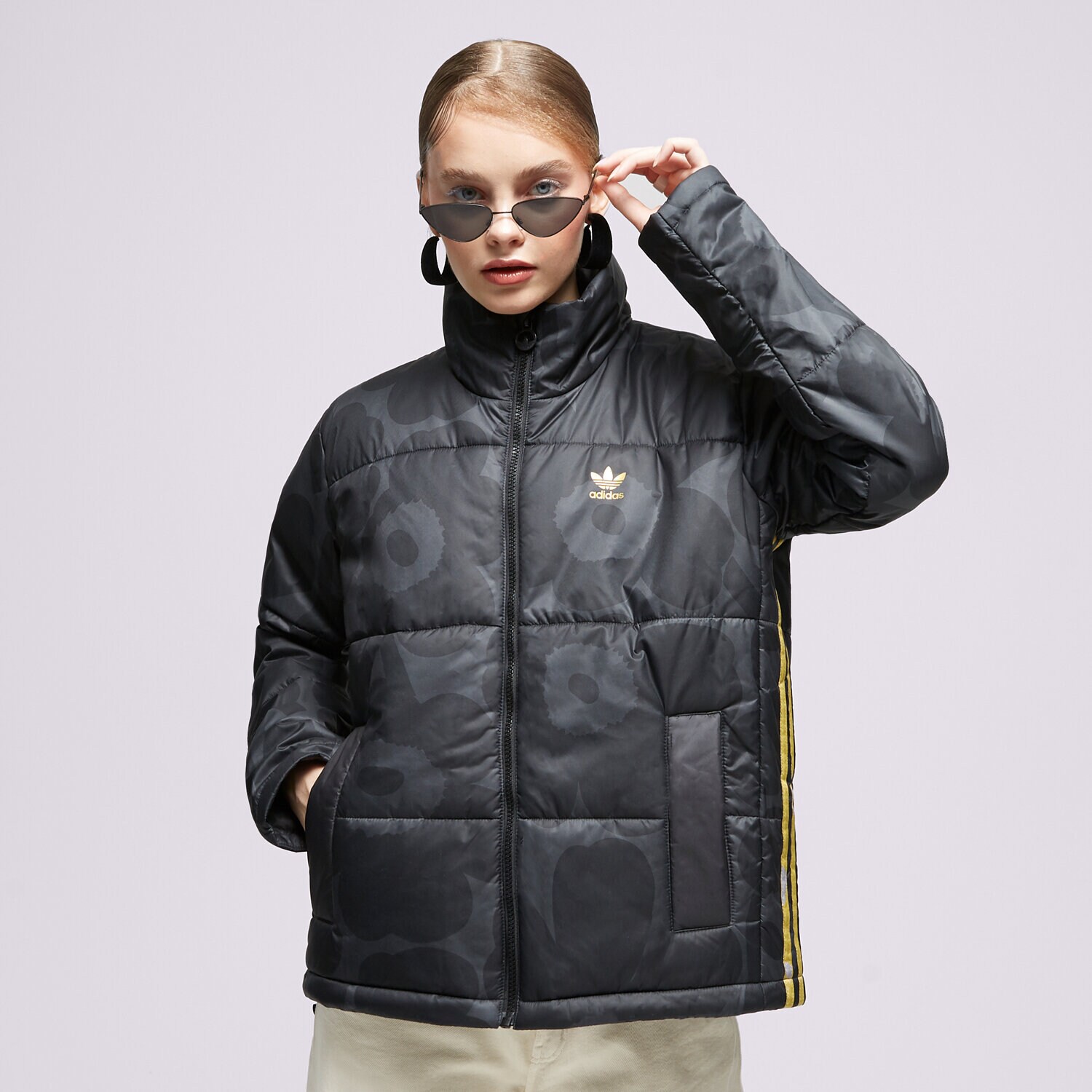 Přechodná bunda dámská (podzimní, jarní) ADIDAS BUNDA H20413 H20413 ČERNÁ