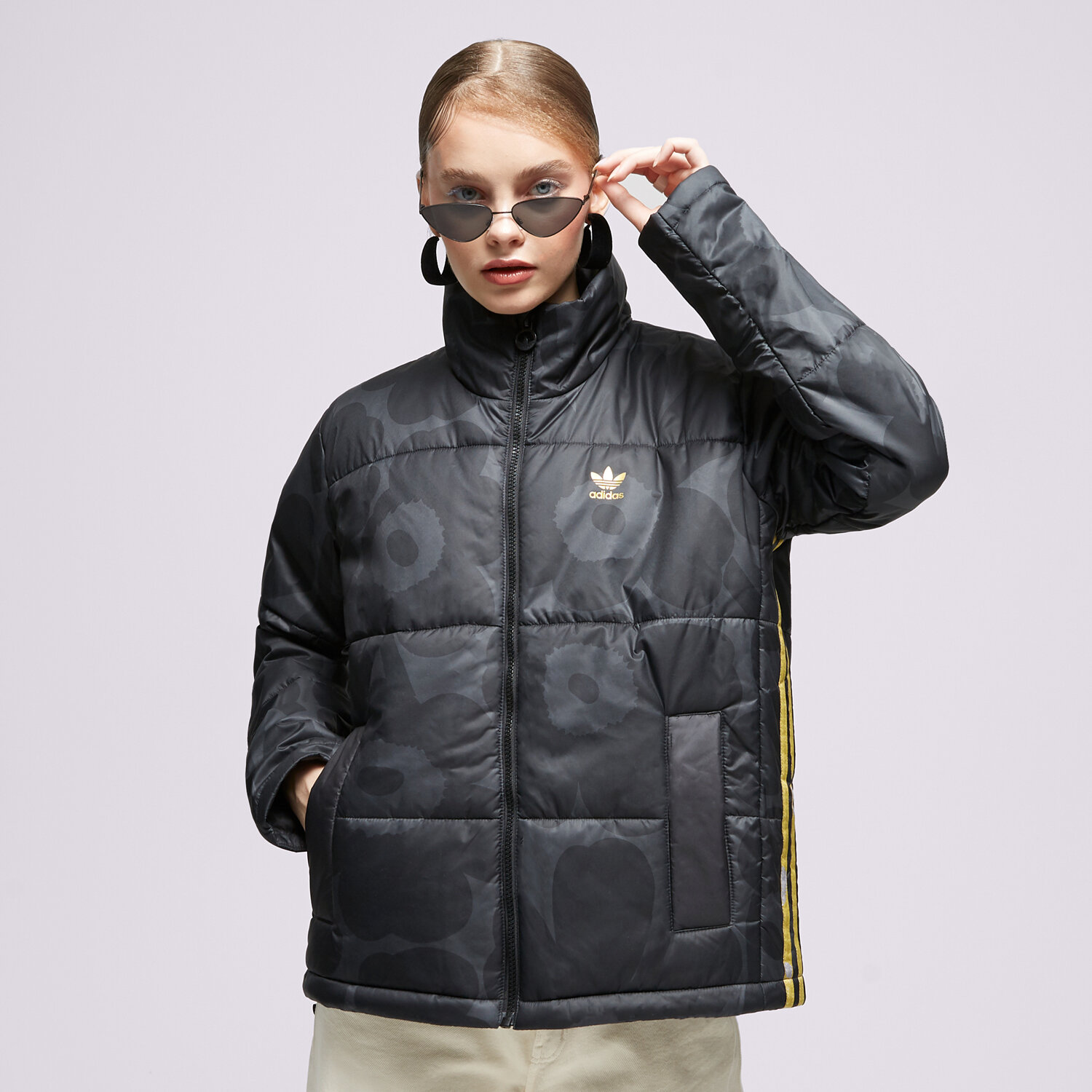 Přechodná bunda dámská (podzimní, jarní) ADIDAS BUNDA H20413 H20413 ČERNÁ