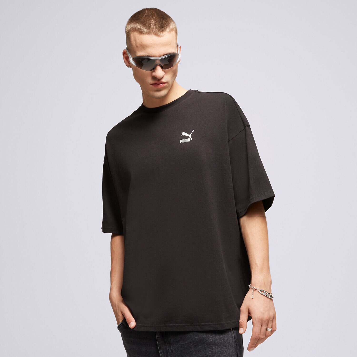 pánské tričko PUMA TRIČKO BETTER CLASSICS OVERSIZED 62131501 ČERNÁ