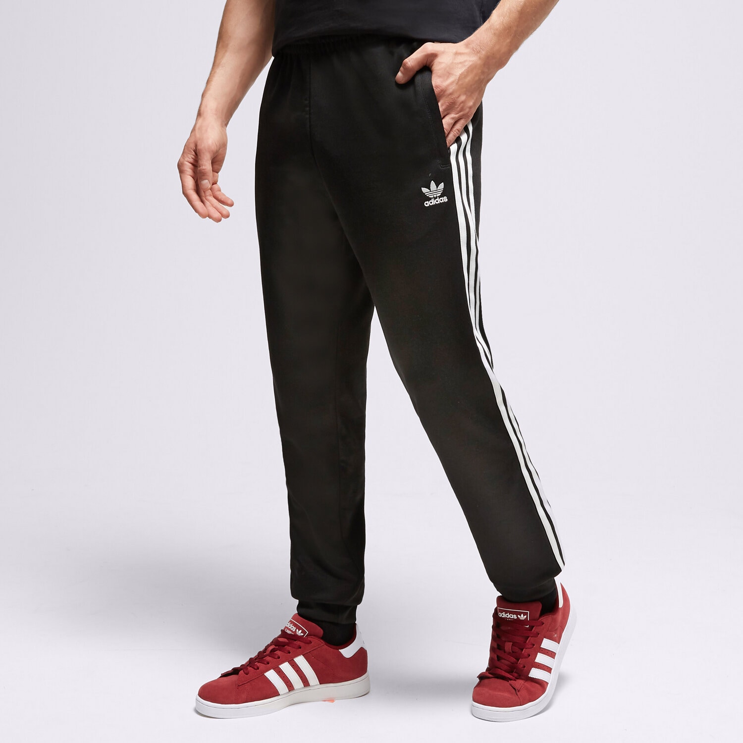 pánské kalhoty ADIDAS  KALHOTY  SST TRACK IL2488 ČERNÁ