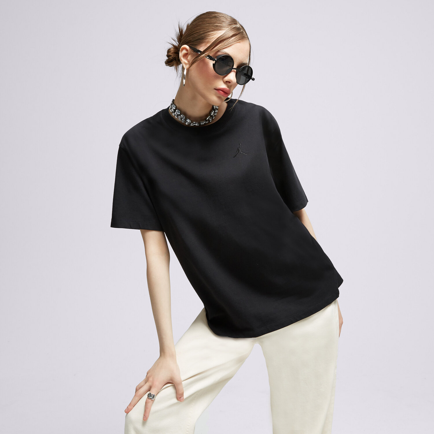 dámské tričko JORDAN TRIČKO W J ESSEN GF TEE CORE 23 FN4500-010 ČERNÁ