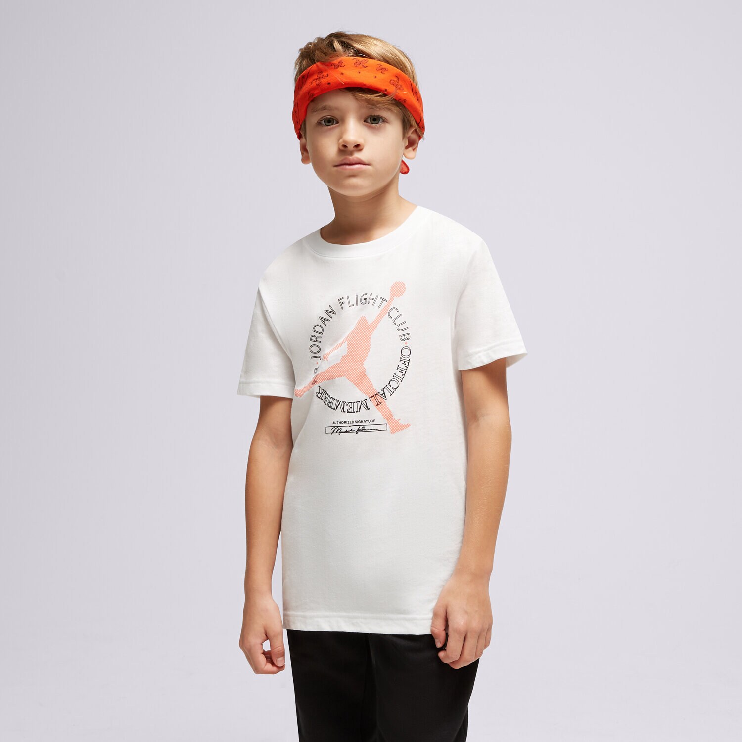 dětské tričko JORDAN TRIČKO OFFICIAL MEMBER S/S TEE BOY 95C342001 BÍLÁ