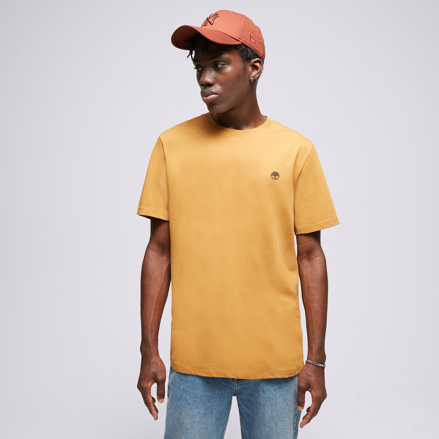 pánské tričko TIMBERLAND TRIČKO SS DUNSTAN RIVER JERSEY TEE TB0A6GB6P471 hořčicová
