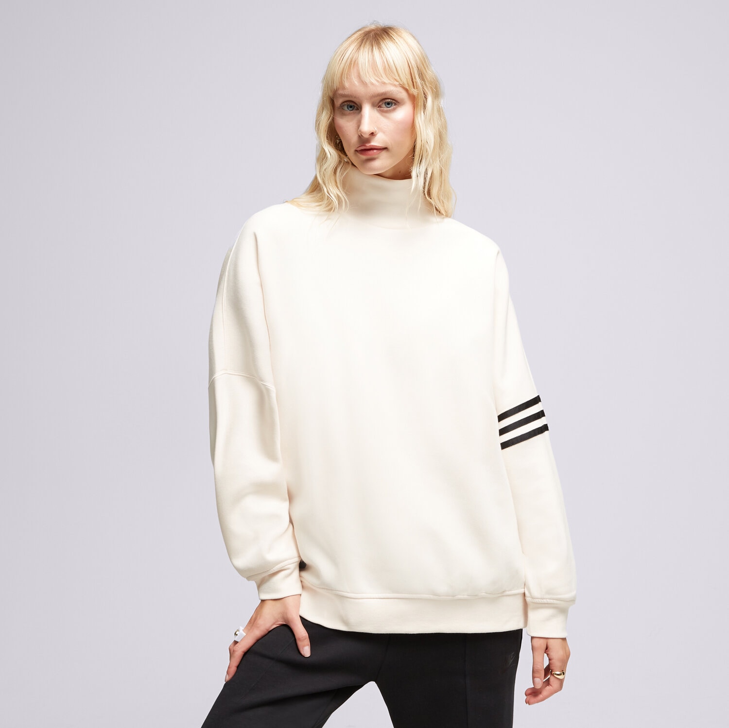 dámská mikina ADIDAS MIKINA SWEATER II8066 BÍLÁ