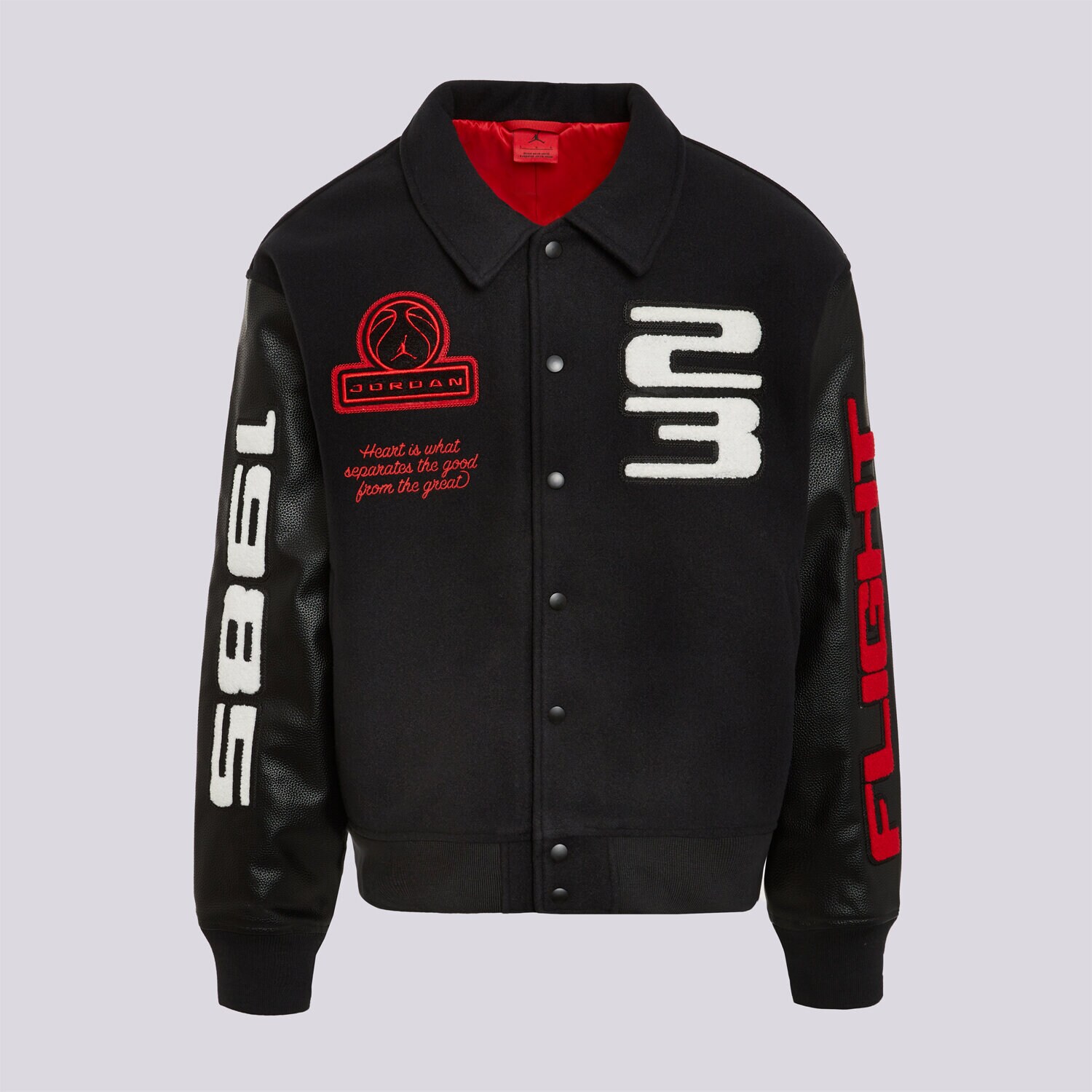 pánská zimní bunda JORDAN BUNDA M J FLT VARSITY JKT IM9145-010 ČERNÁ