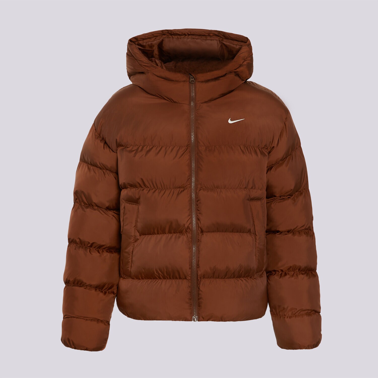 dámská zimní bunda NIKE BUNDA PÉŘOVÁ W NKCLSSC JKT IF5931-259 HNĚDÁ
